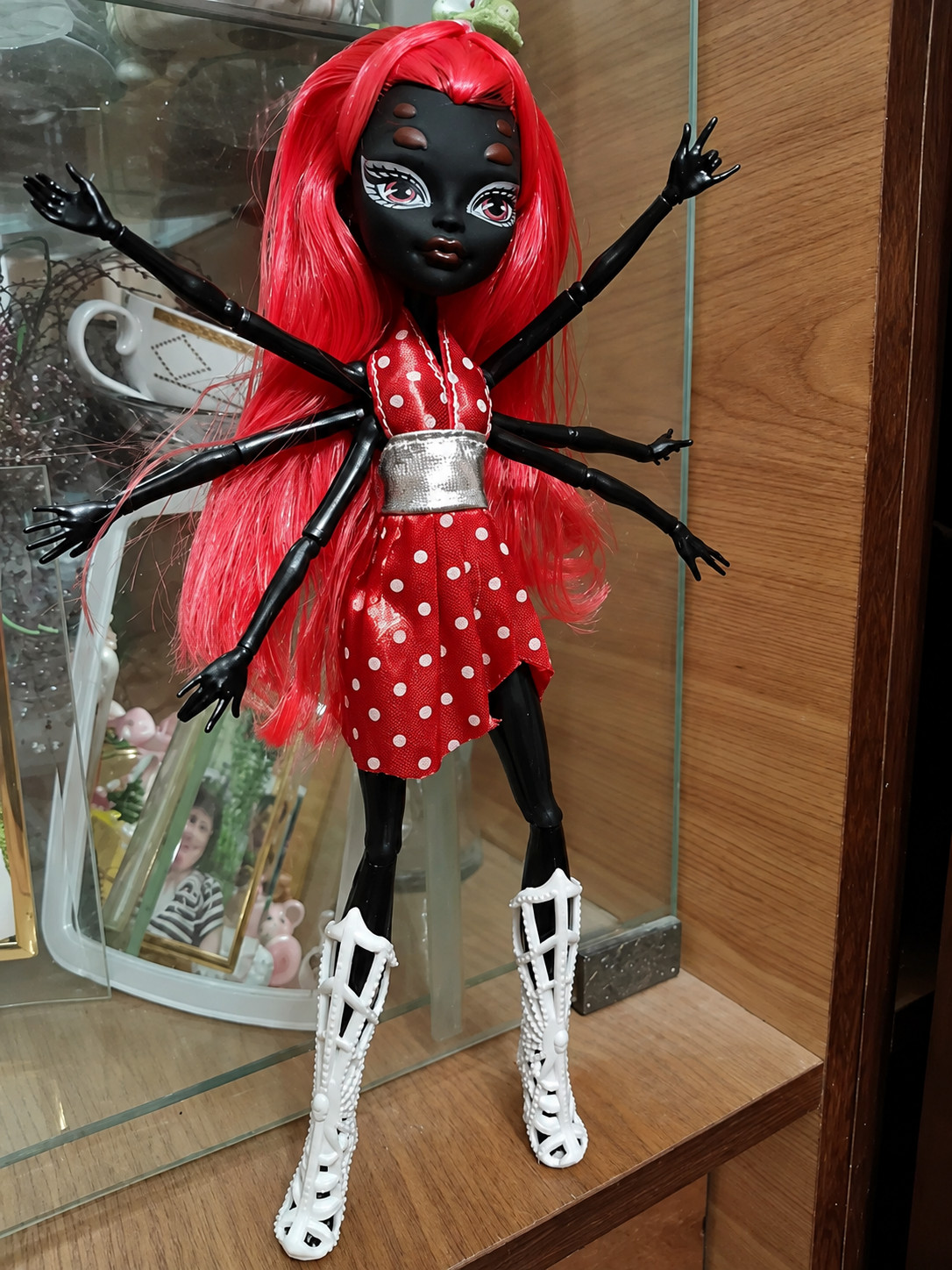 Black Wydowna Spider Doll Horror Doll High Quality Monster Doll Demon Prank Fear
