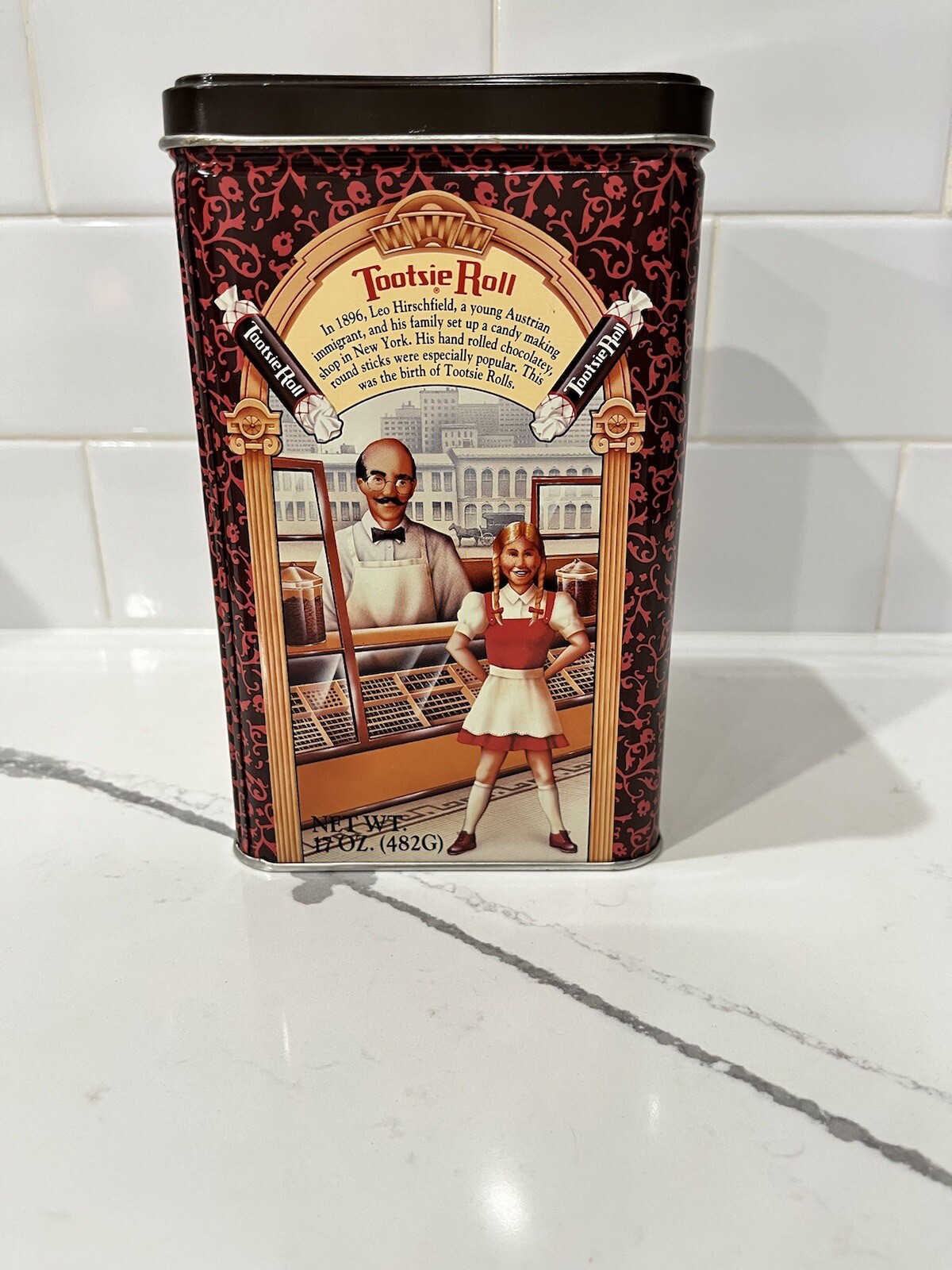 Vintage 1992 Tootsie Roll Candy Advertising Tin