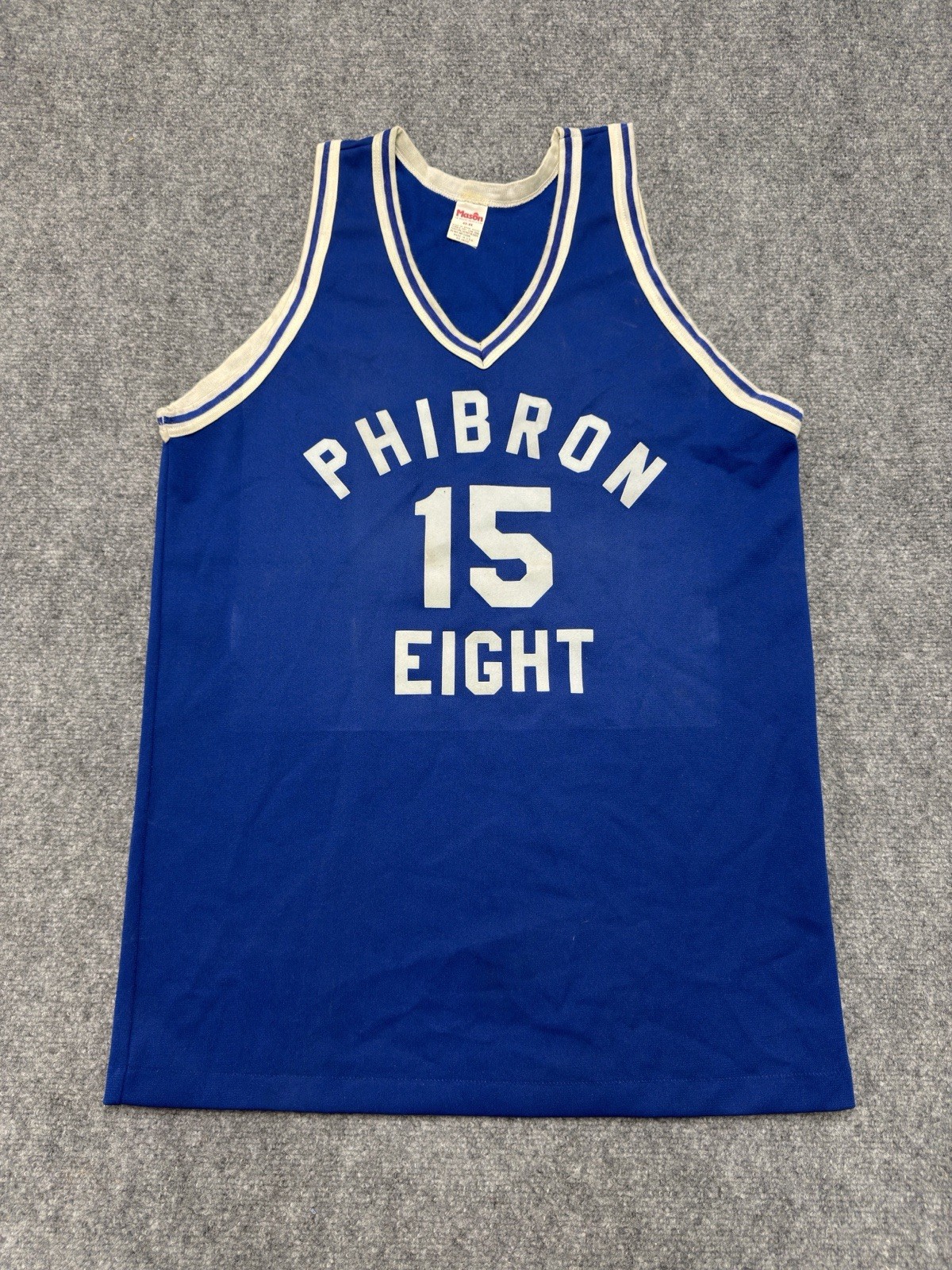 Vintage 1950s US Navy PHIBRON Amphibious Squadron 8 Basketball Jersey Mens 42-44