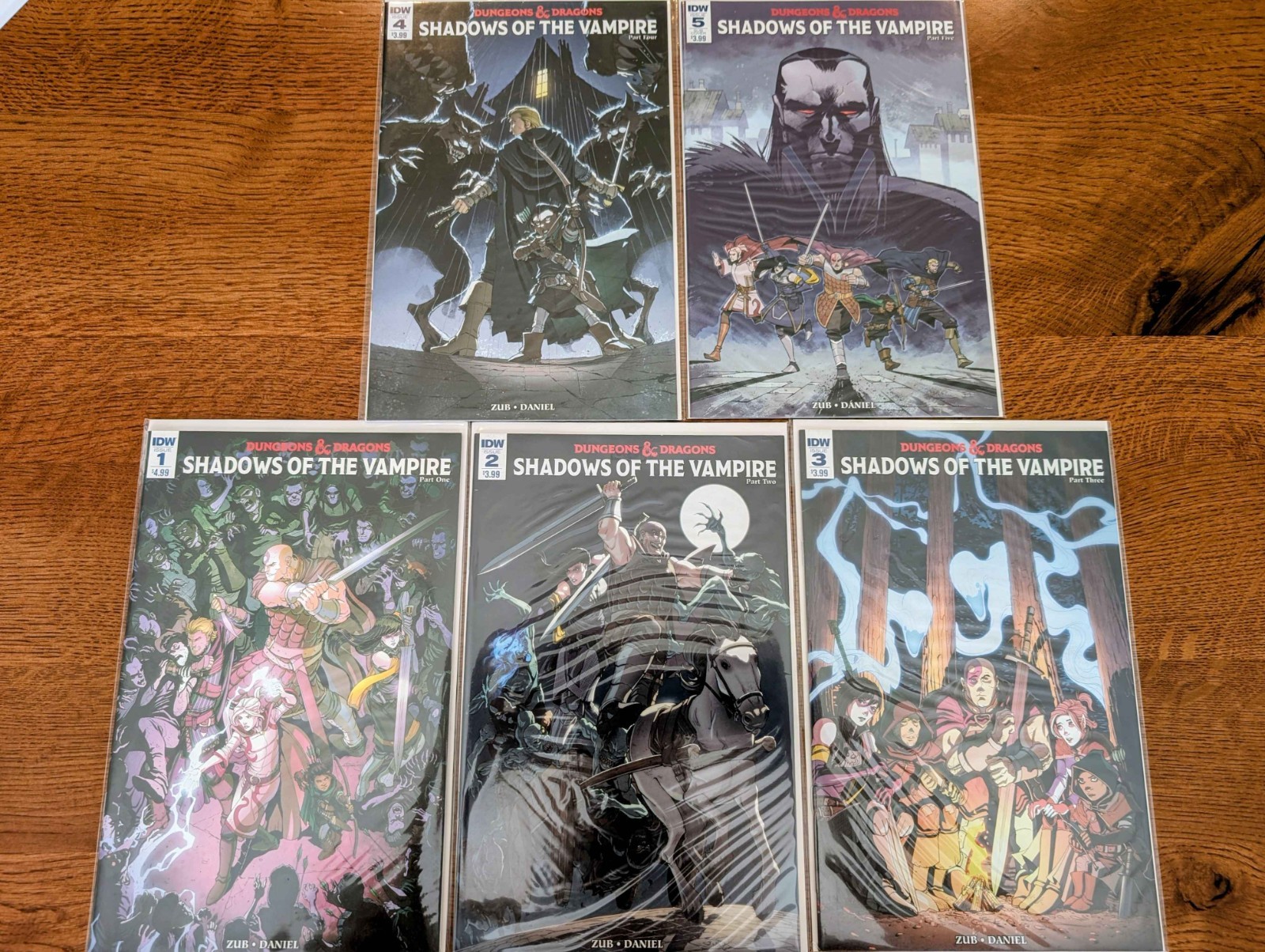 DUNGEONS & DRAGONS Shadows of the Vampire COMPLETE RUN #1-5