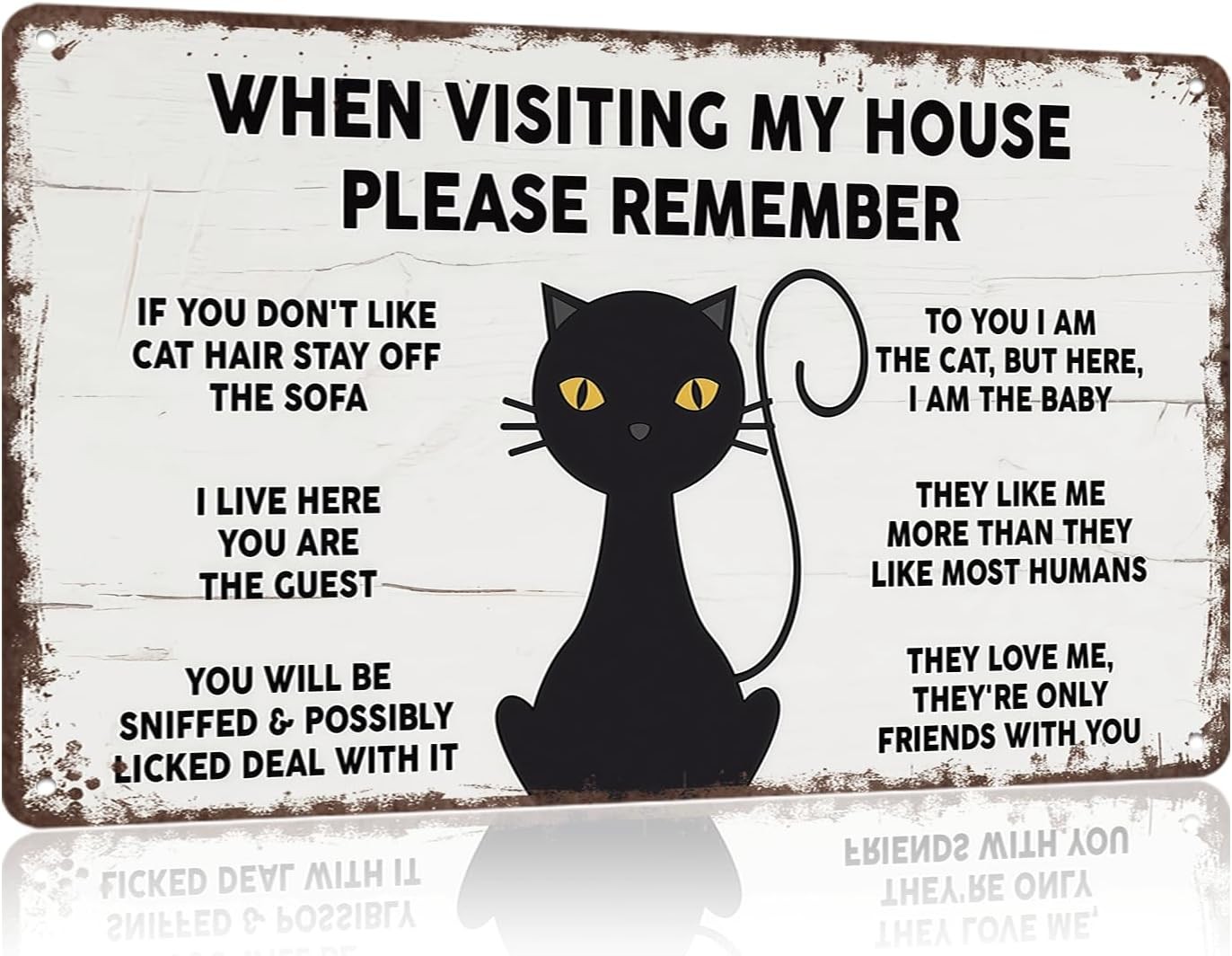 Vintage When Visiting My House Please Tin Metal Signs Home Décor 8x12 Vintage When Visiting My House Please Tin Metal Signs Home Décor 8x12