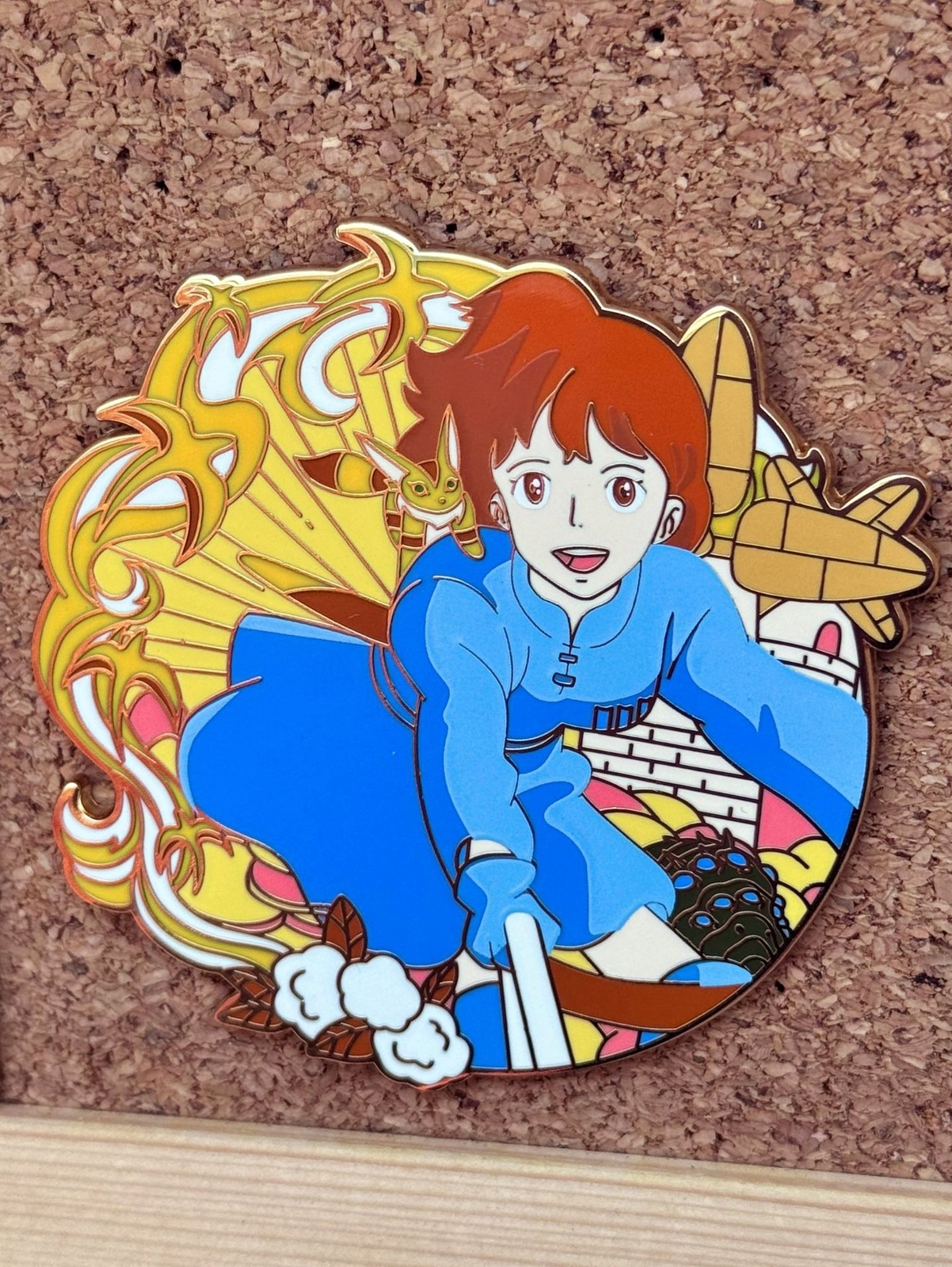 Nausicaa of the Valley of the Wind Enamel Pin Metal Badge Figure Anime Nausicaa of the Valley of the Wind Enamel Pin Metal Badge Figure Anime