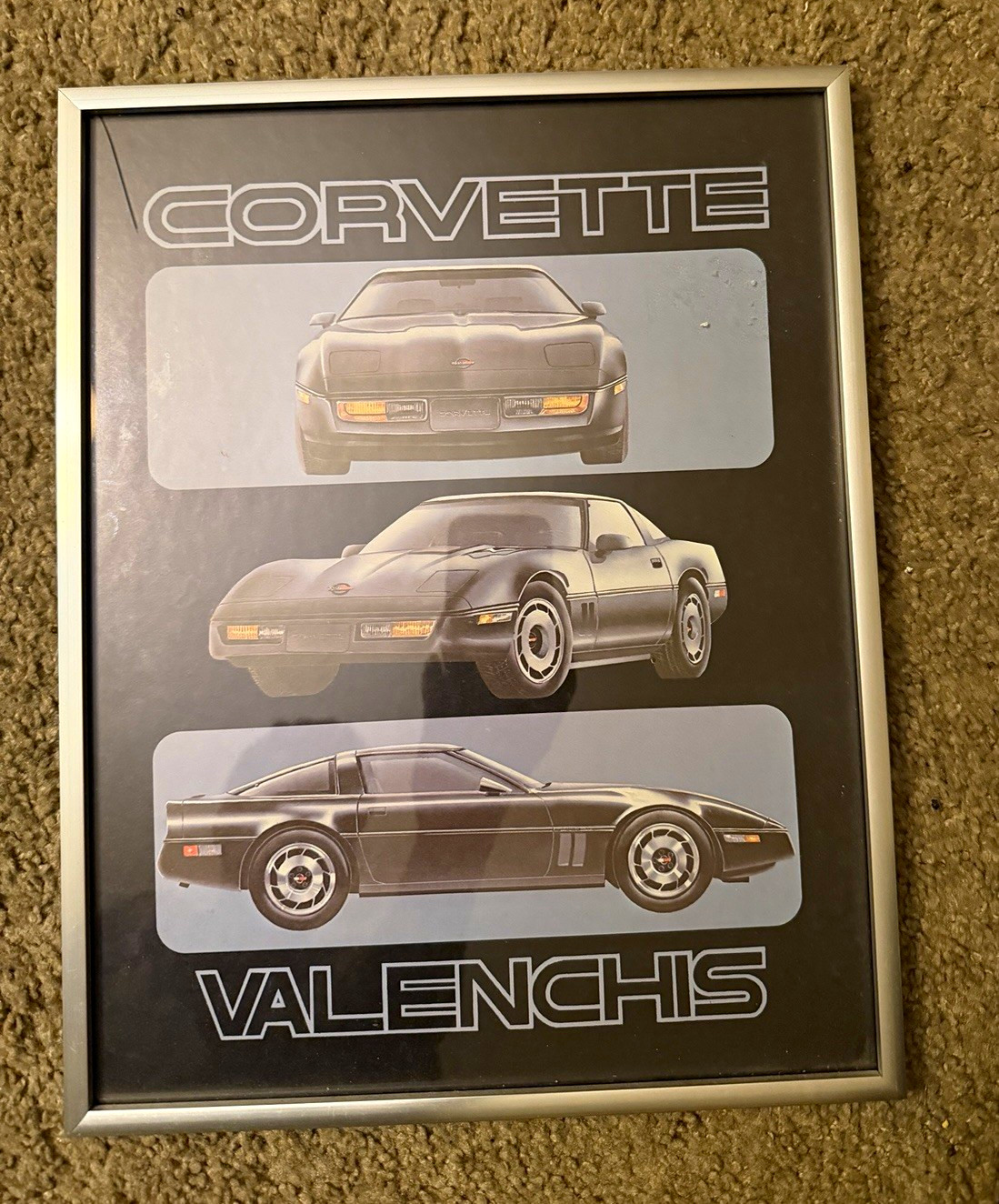 1982 Chevrolet Corvette Framed Poster/Print 