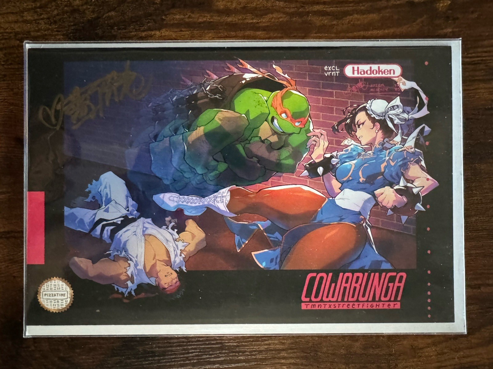 NYCC 2023 TMNT vs STREET FIGHTER #4 SIGN ROSE BESCH VARIANT NYCC EXCLUSIVE w/COA