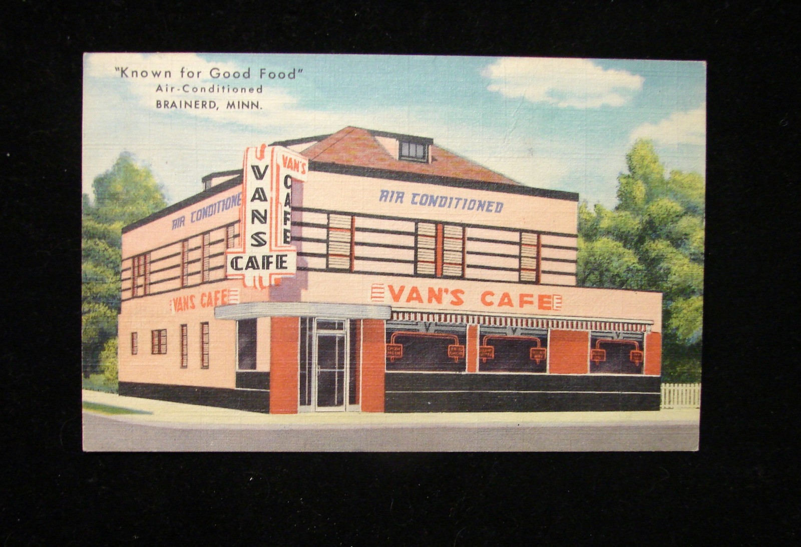 VINTAGE LINEN POSTCARD 
