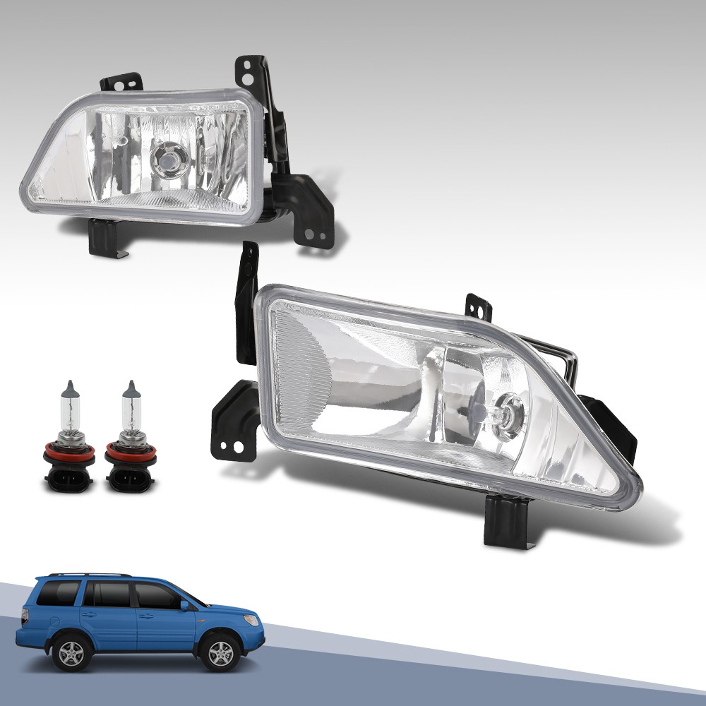 Pair Fog Lights for 2006 2007 2008 Honda Pilot Bumper Driving Lamps Left+Right Pair Fog Lights for 2006 2007 2008 Honda Pilot Bumper Driving Lamps Left+Right