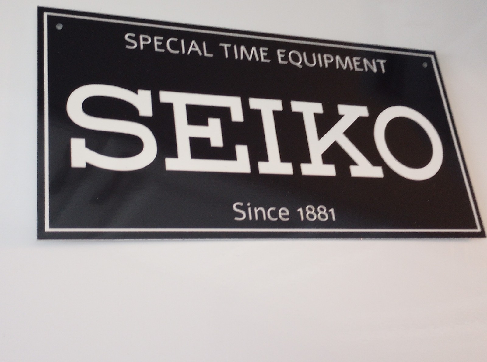 Seiko Watch Sign