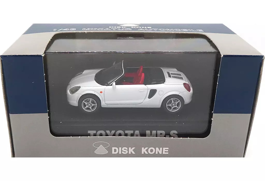 1/43 Toyota MR-S Diecast Model White with Display Base and Clear Case