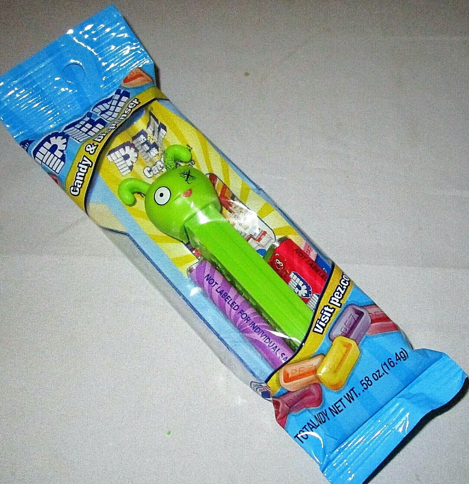UGLY DOLLS Dispenser ~ OX [Pez Branded Cello Bag]  Introduced 2019 ~ RETIRED