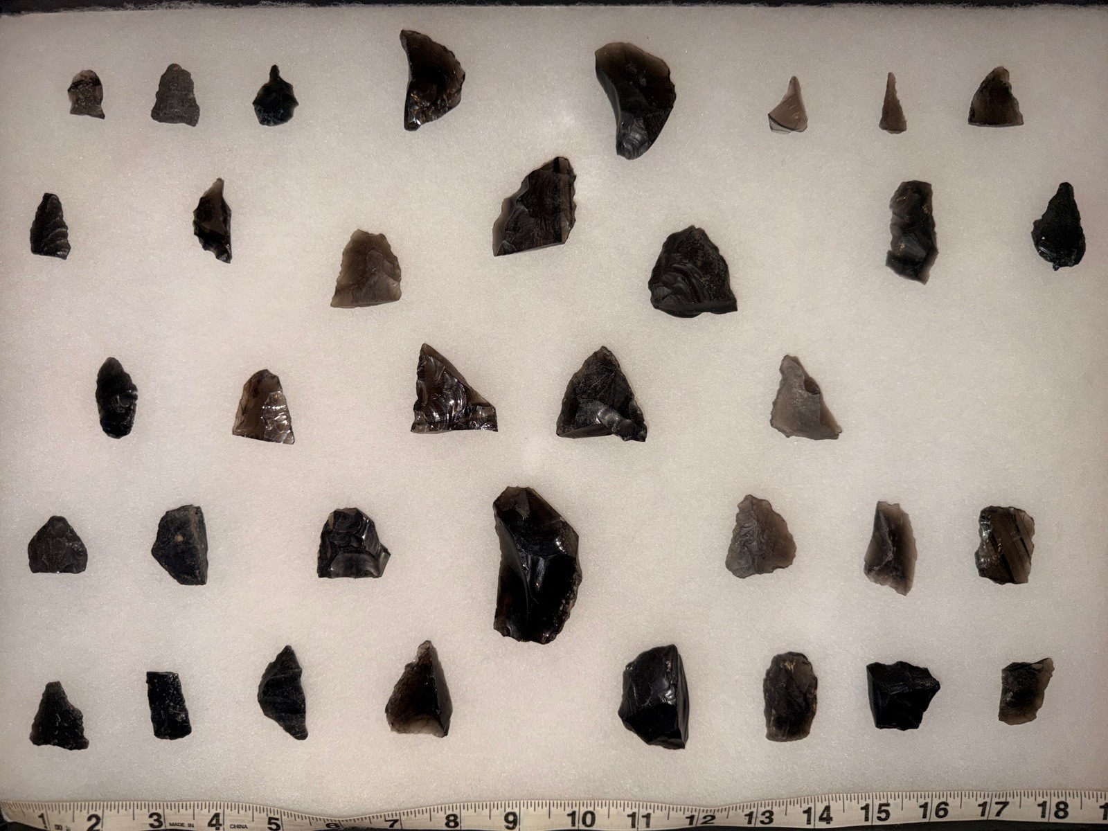Lovely Group Of Chumash Points & Paleolithic Tools Santa Barbara California