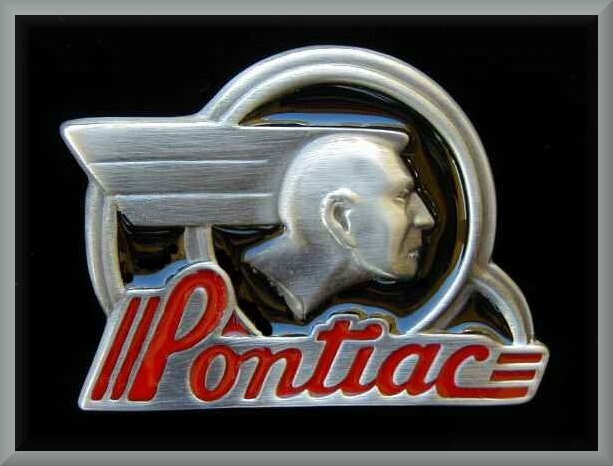 1950s Pontiac Chief Logo Emblem, Toolbox - Refrigerator Magnet, 42 MIL READ