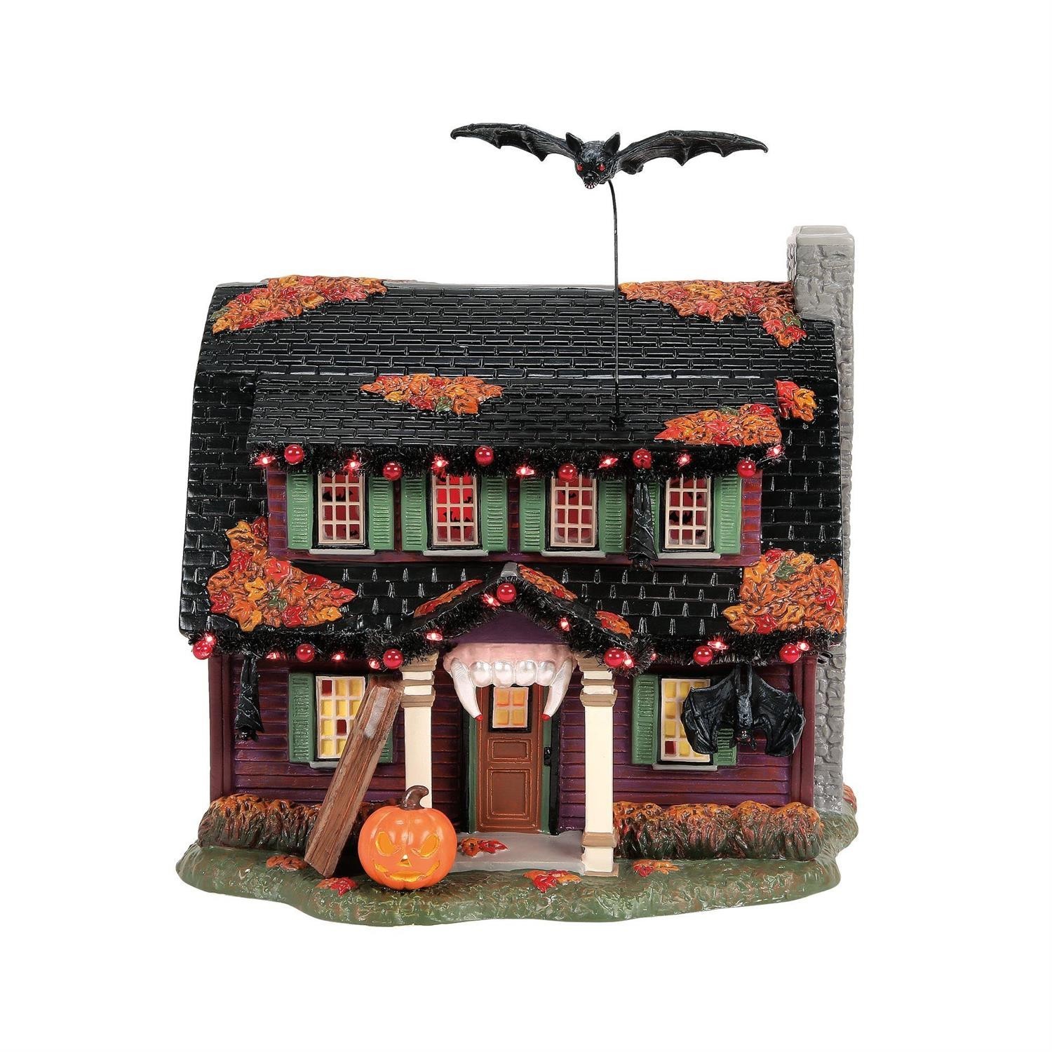 Dept 56 THE VAMPIRE HOUSE Halloween Village Trick or Treat Lane 6018351 G2U