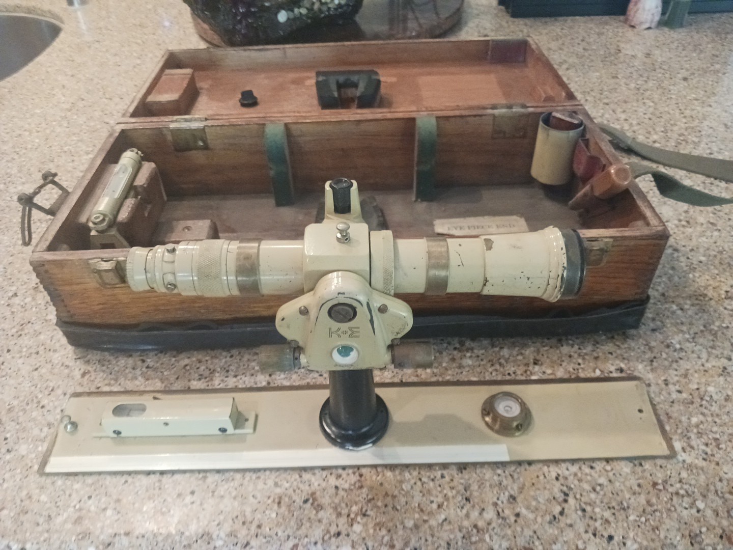 Vintage USGS 67-1 Surveyor Transit Level K-E in Case