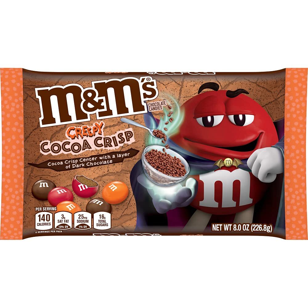 M&Ms Creepy Cocoa Crisp - Hallowen Candy | Dark Chocolate, 8oz Bag (CHOOSE SIZE) M&Ms Creepy Cocoa Crisp - Hallowen Candy | Dark Chocolate, 8oz Bag (CHOOSE SIZE)