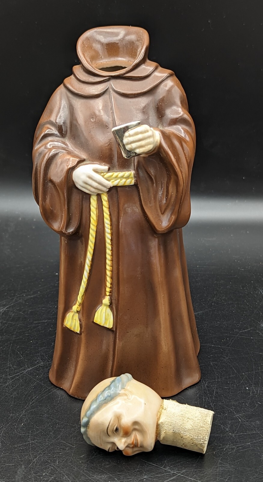 Vintage Monk/Friar Decanter 1950’s Barwear