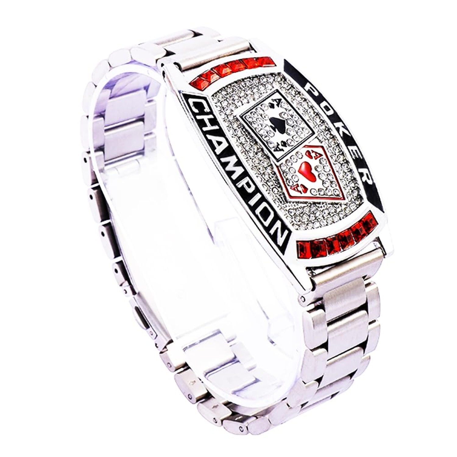 Texas Hold 'EM Poker Ring Champion Bracelet Great Prize for Your tournaments Texas Hold 'EM Poker Ring Champion Bracelet Great Prize for Your tournaments