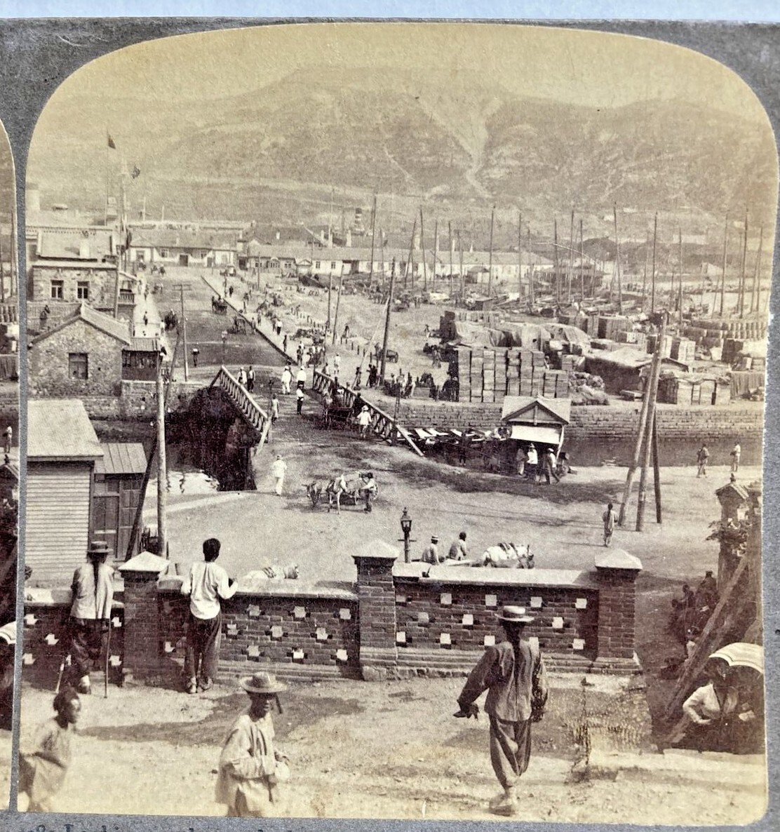 Antique Stereoview Russia Japan War Russian Fortified Heights Port Arthur 1904 Antique Stereoview Russia Japan War Russian Fortified Heights Port Arthur 1904