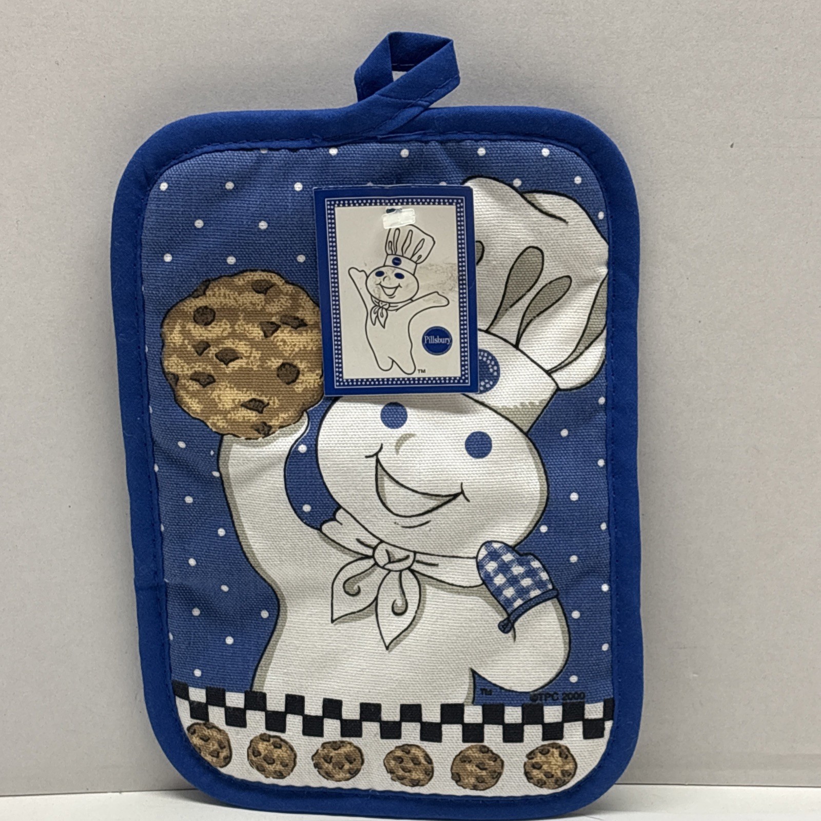 Pillsbury Doughboy “Got Cookies” Pot Hold Hot Pad 2000 Y2K New NWT 10”x 7” Pillsbury Doughboy “Got Cookies” Pot Hold Hot Pad 2000 Y2K New NWT 10”x 7”