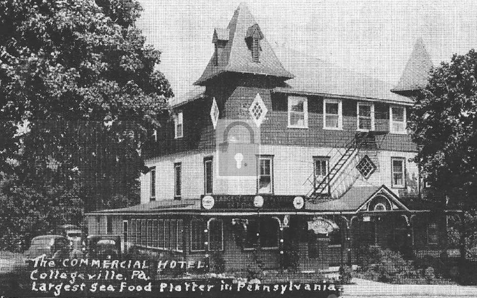 The Commercial Hotel Collegeville Pennsylvania PA - Reprint