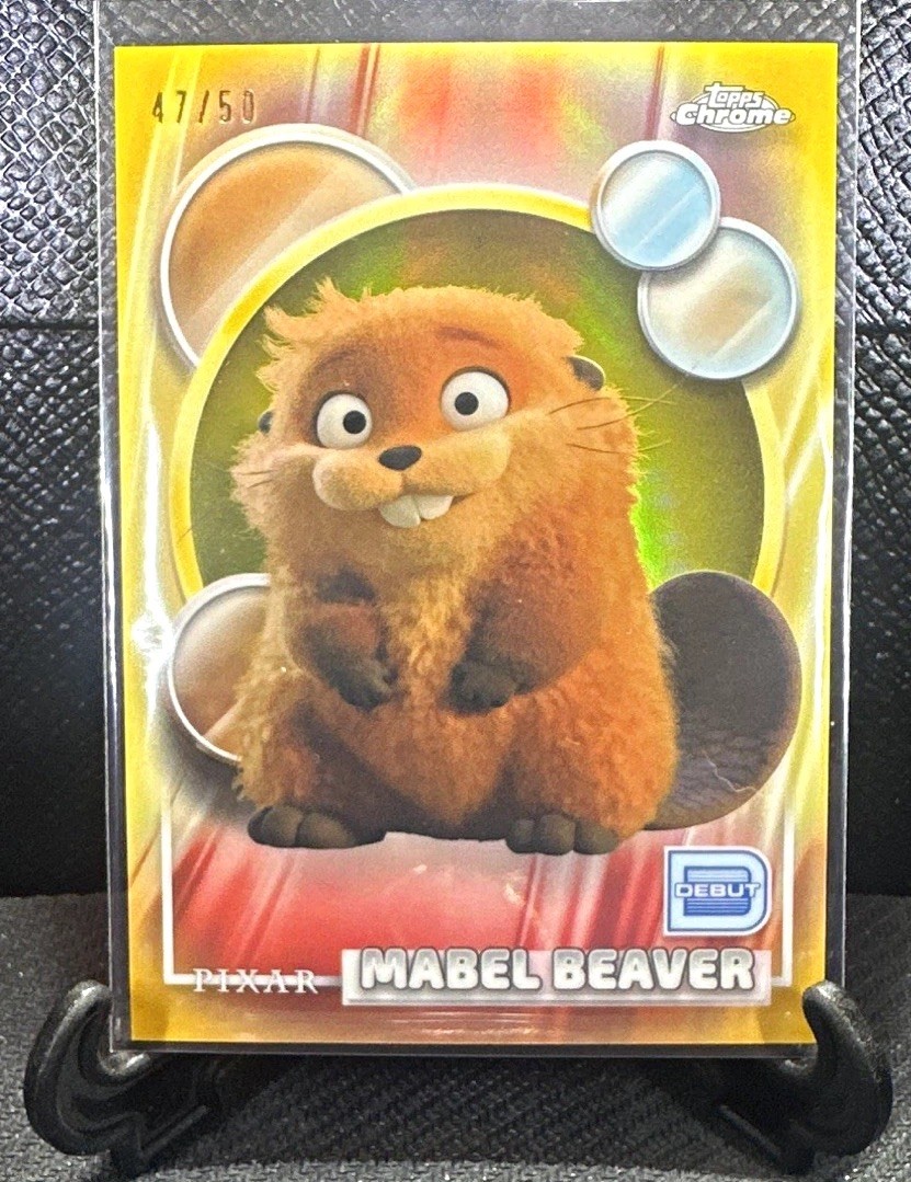 Topps 2026 Topps Chrome Pixar Debut Gold Refractor #110 47/50