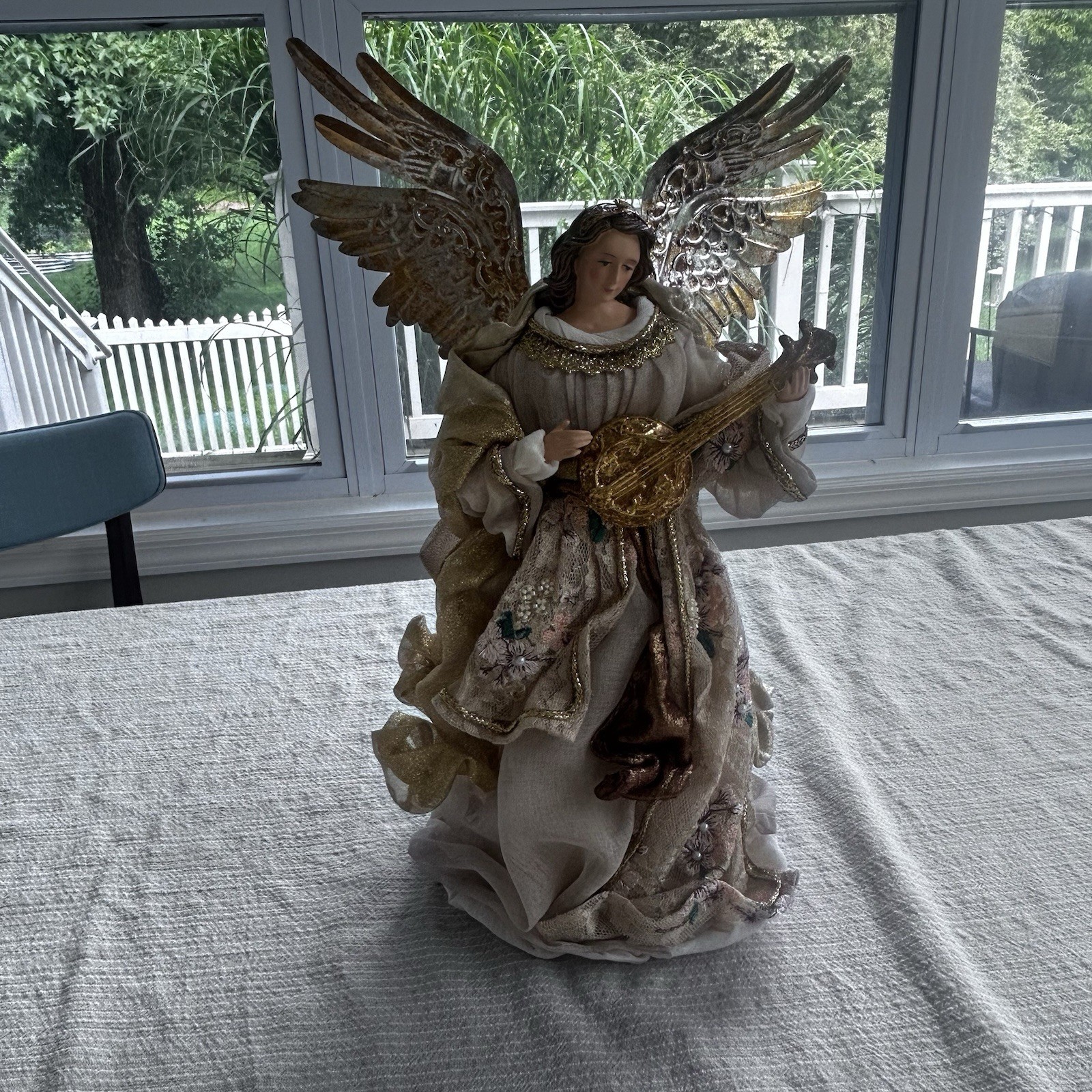 Gumps San Francisco Golden Angel Tree Topper 2025