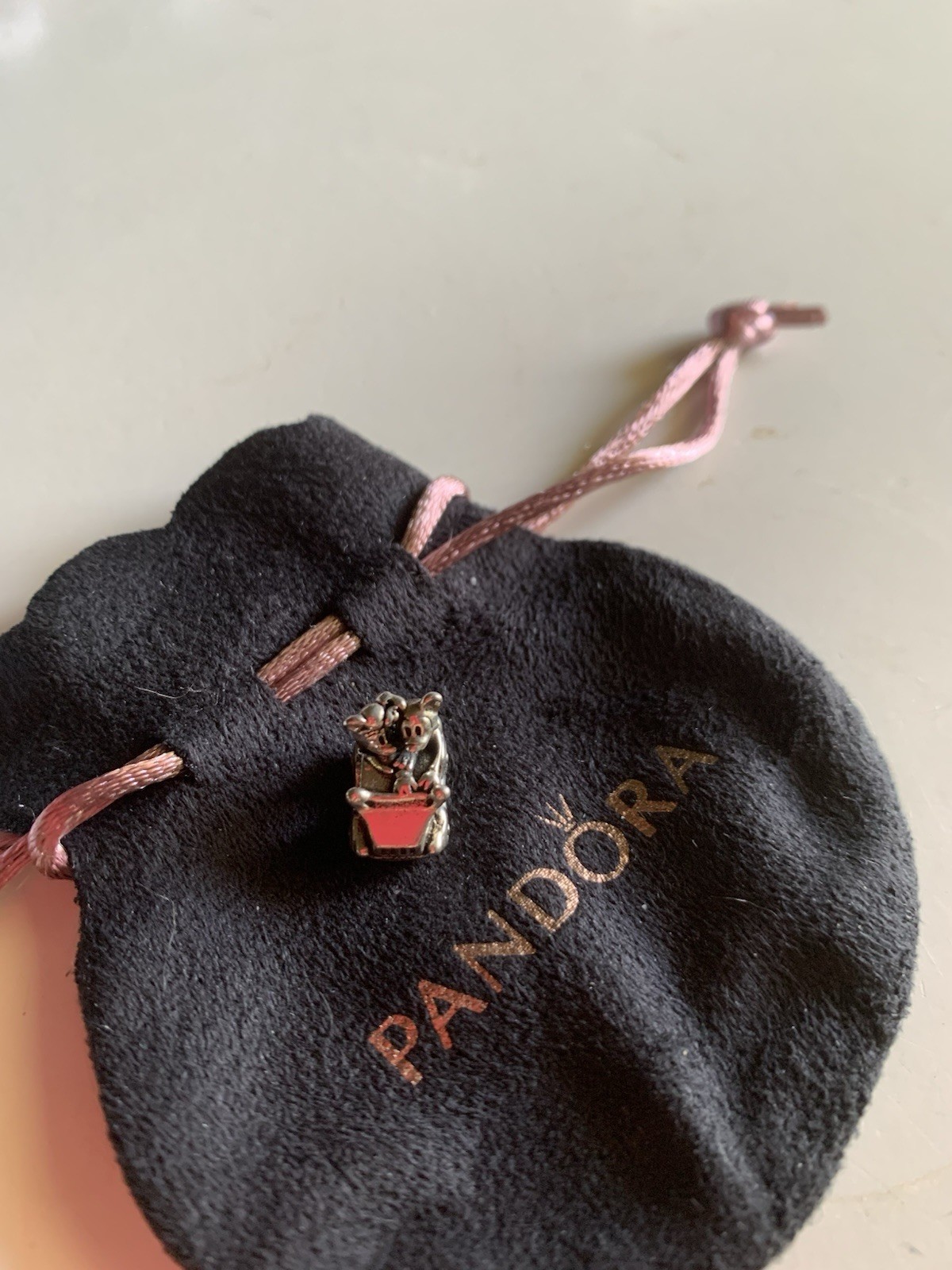 Disney Mickey& Minnie In Vintage Car Pandora Charm