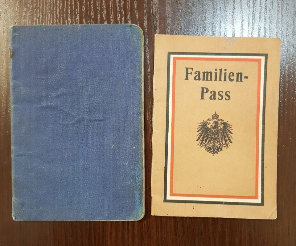 passport Russian Empire and Austro-Hungarian Empire of one family