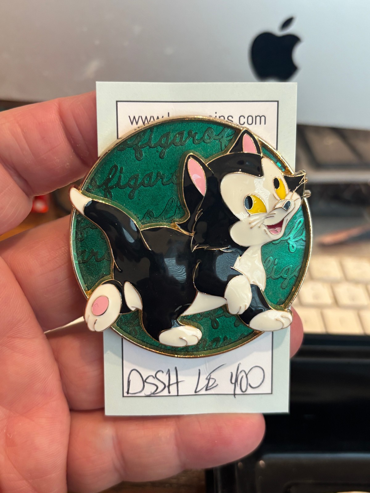 Disney Studio Store Hollywood DSSH Cursive Cutie Pin - Figaro