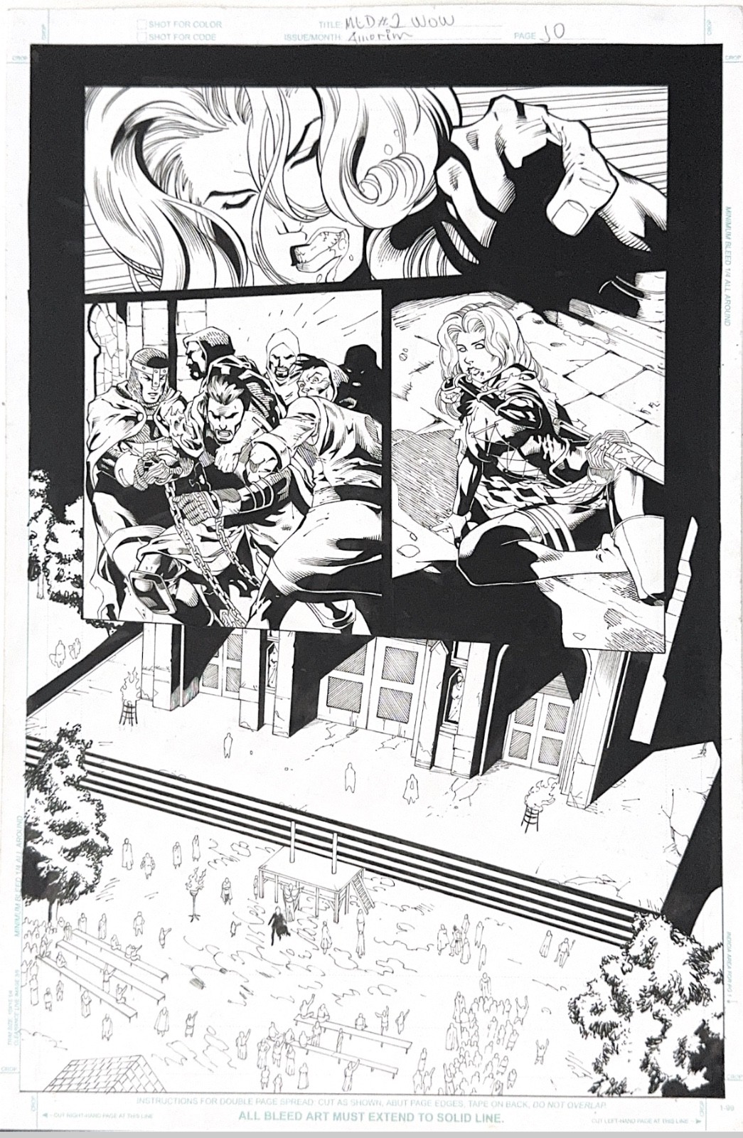 Original :Brian Pulido's Medieval Lady Death: War of the Winds #2 Story Page #10