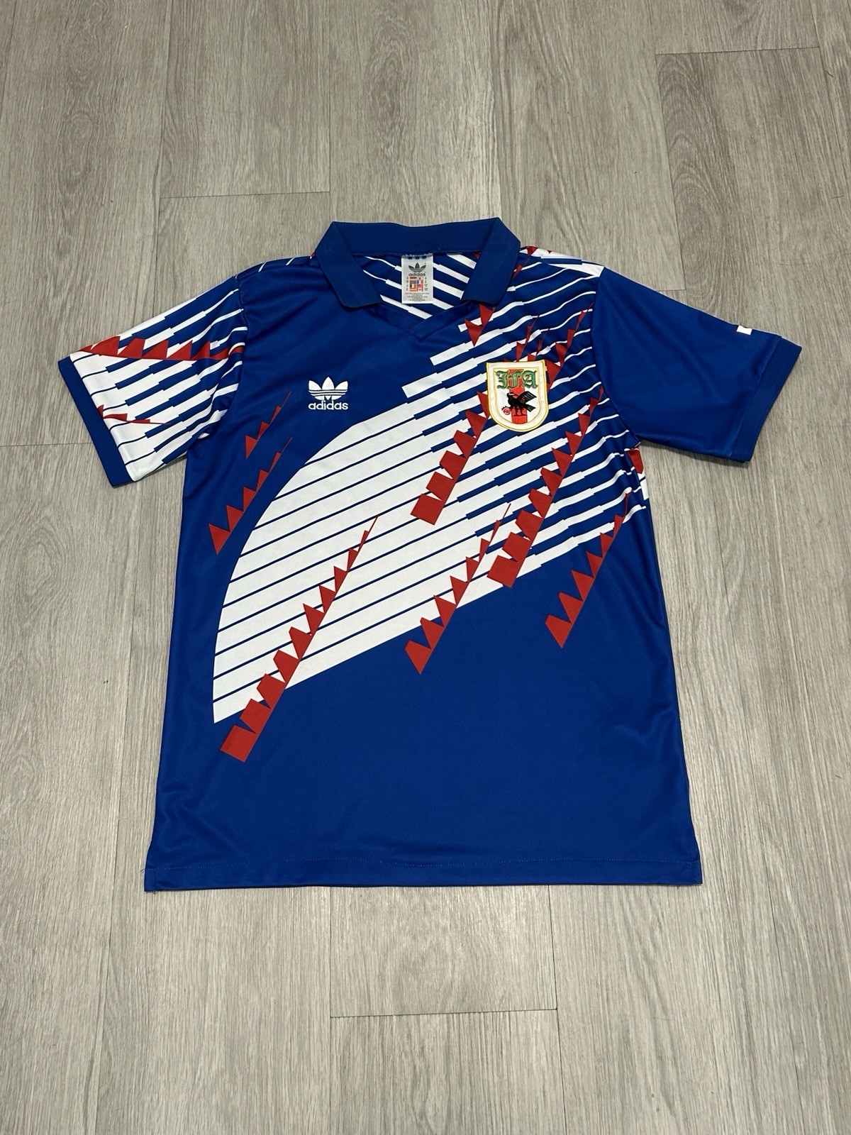 Authentic Vintage 1993 Adidas Japan National Soccer Team Jersey Home Medium Authentic Vintage 1993 Adidas Japan National Soccer Team Jersey Home Medium