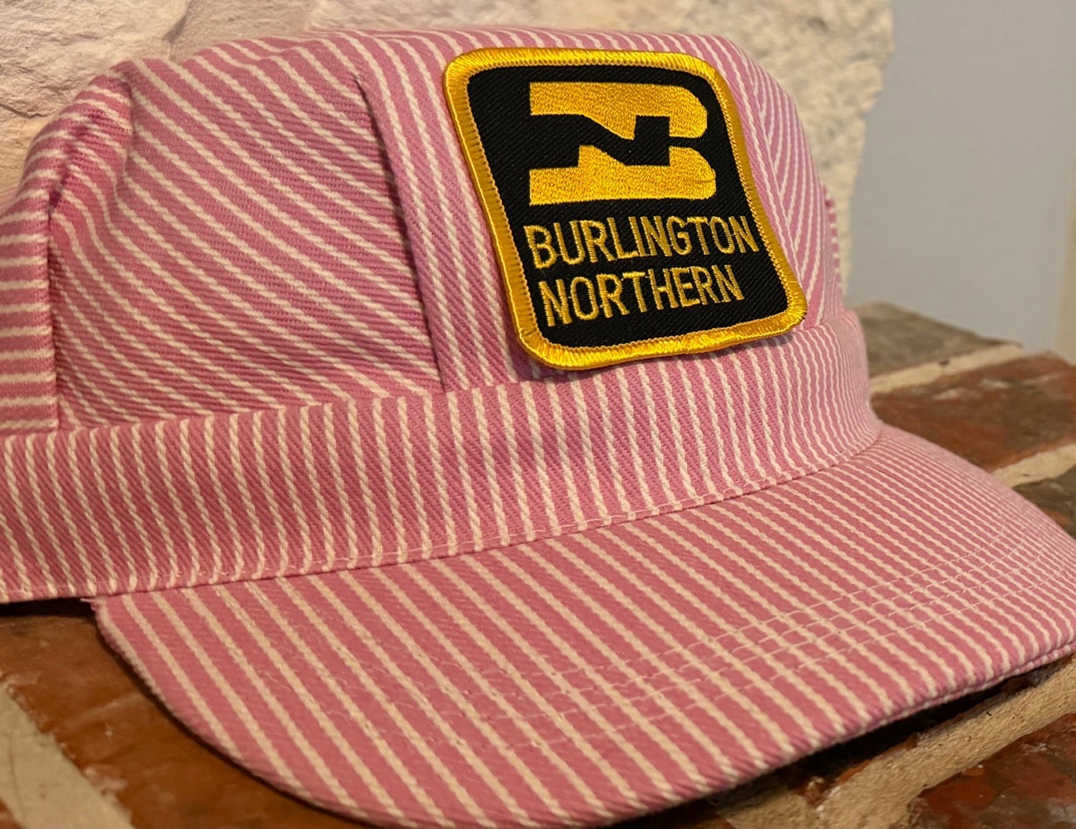 Engineer/Conductor PINK-Cap/Hat-Burlington North (BN)- adjustable-Adult or Child