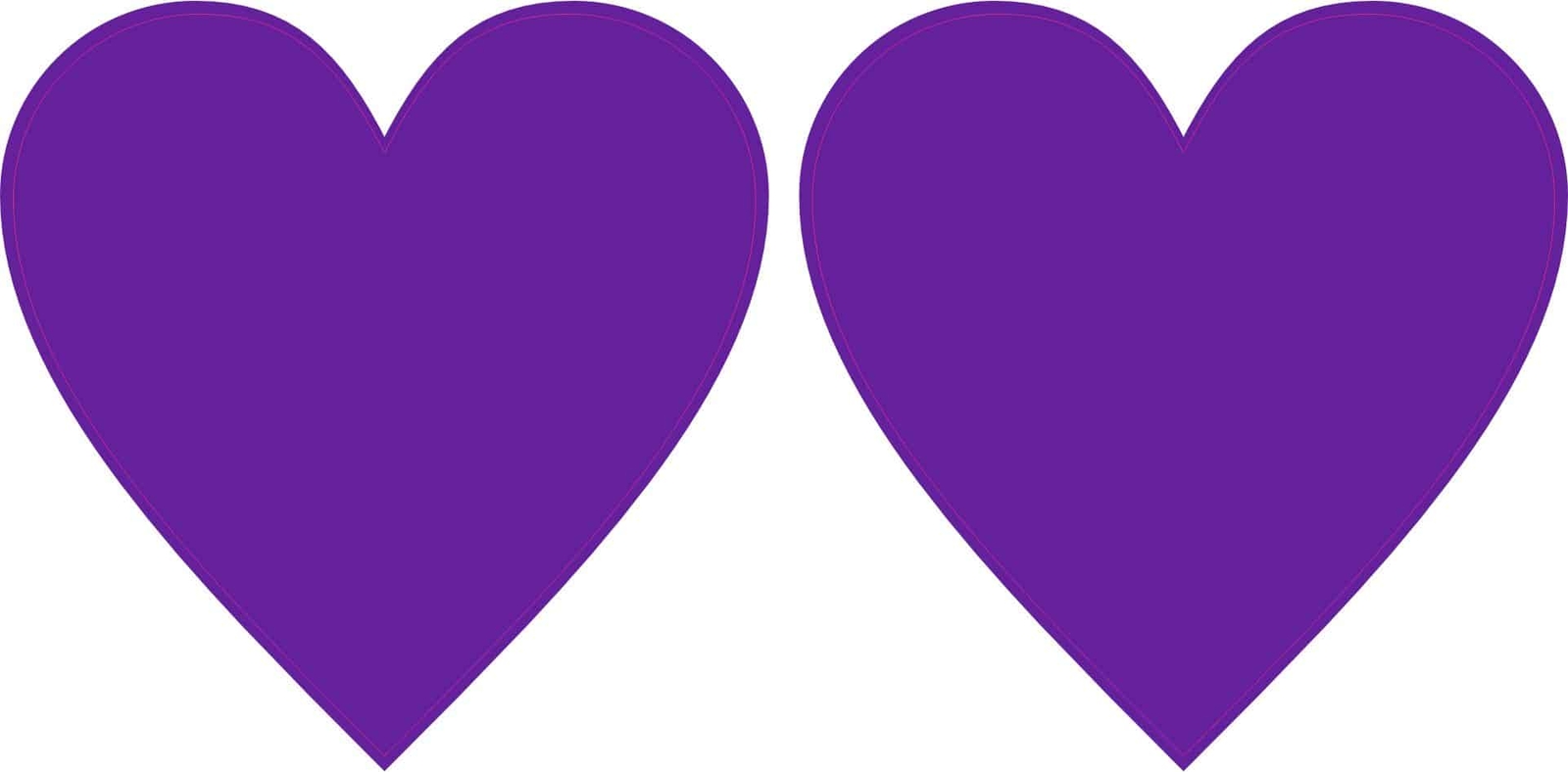 StickerTalk Heart Laptop Stickers, 3 inches x 3 inches