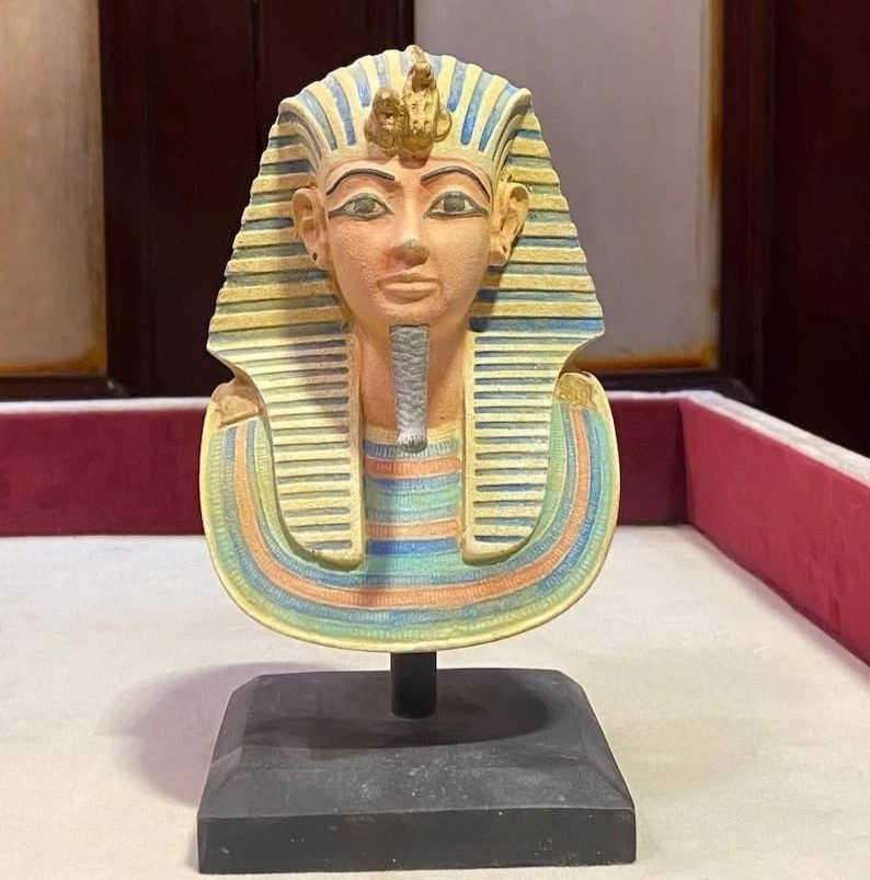 Egyptian Artifacts Rare Authentic Pharaonic Statue Of Egyptian King Tutankhamun