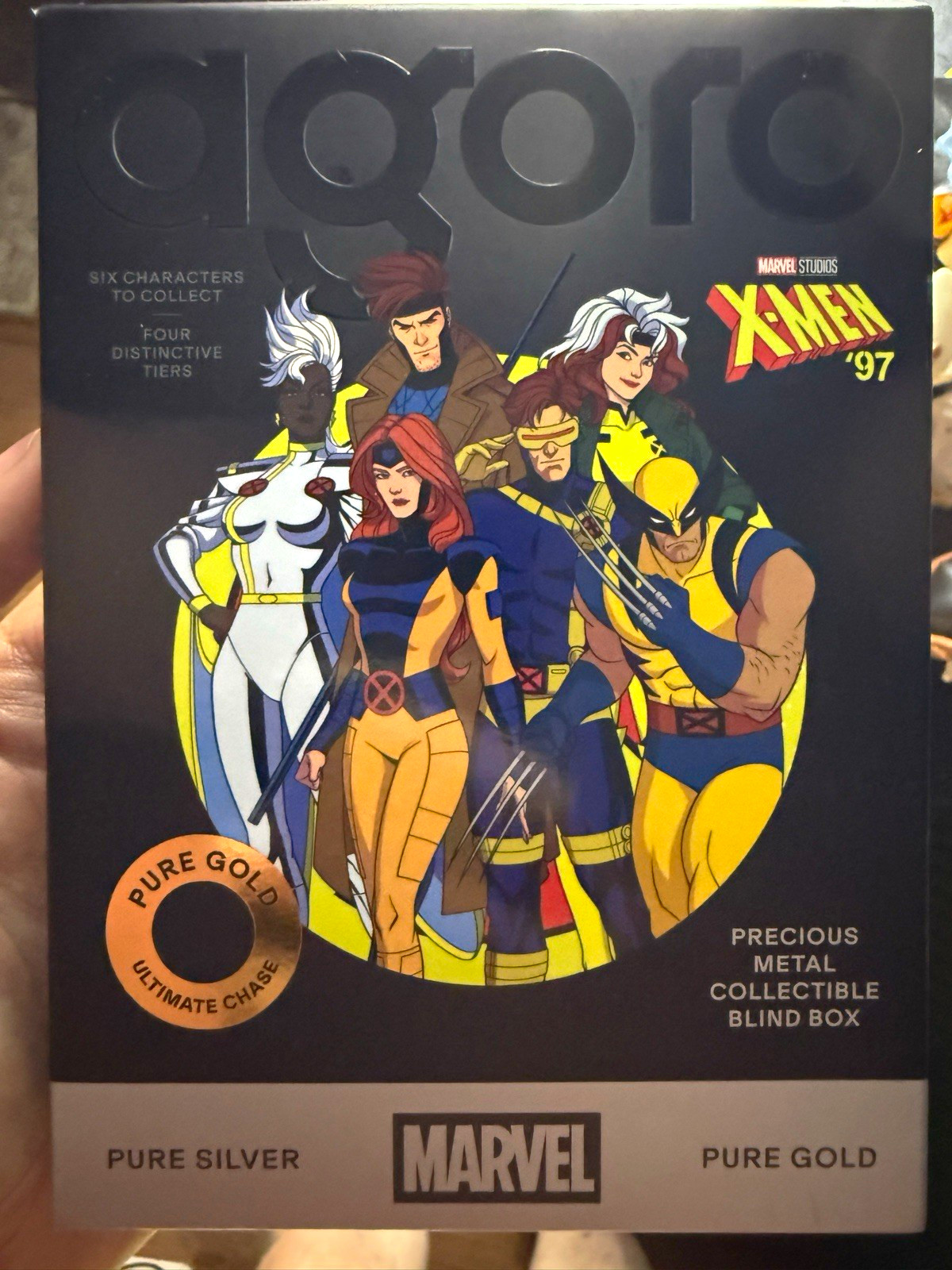 2026 Agoro X-Men ’97 GAMBIT Tier 3 #001/180 5g .999 Silver Engraved Foil Marvel