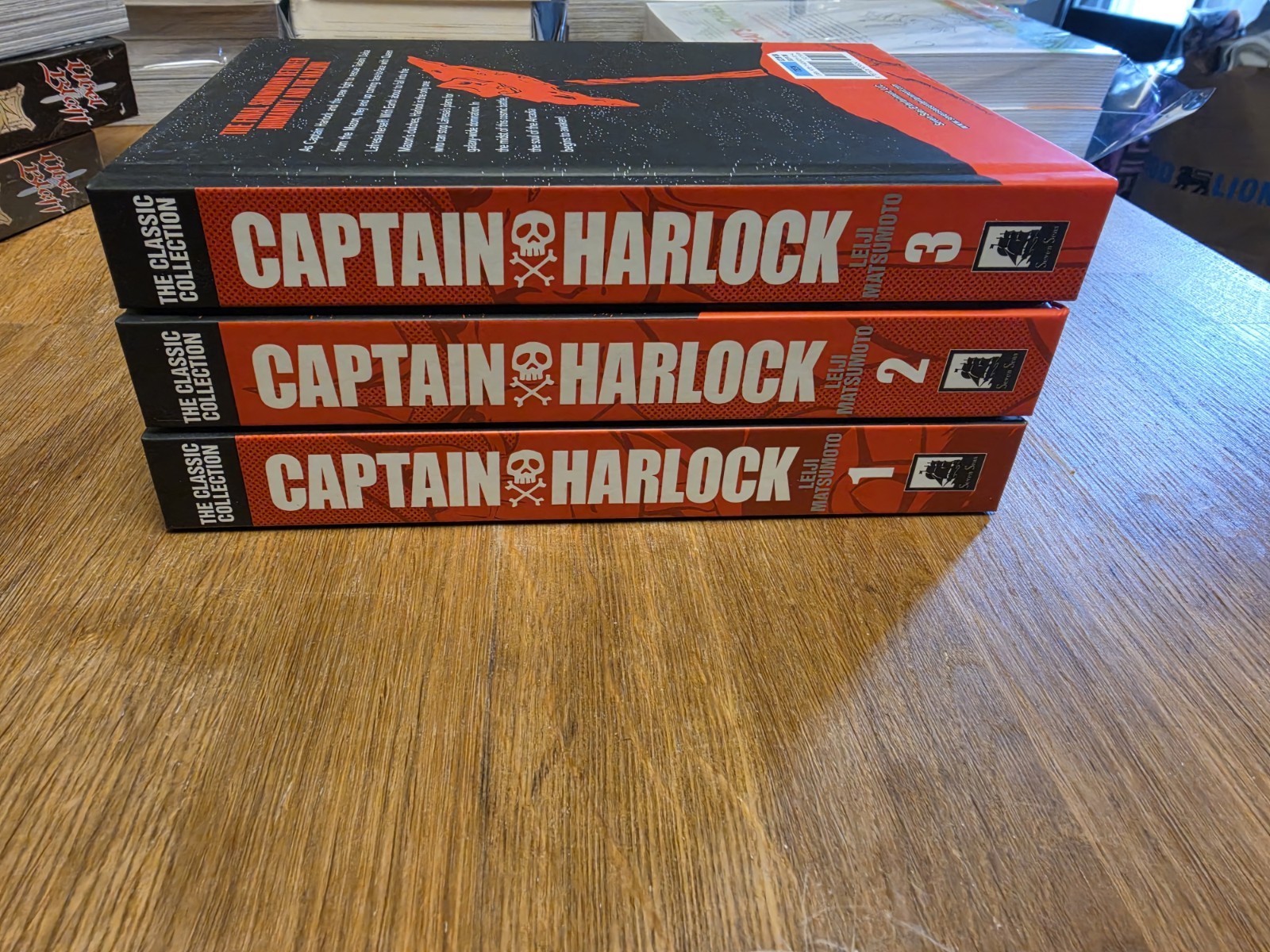 Seven Seas Manga Captain Harlock Classic Collection Vol. 1 - 3 English HC