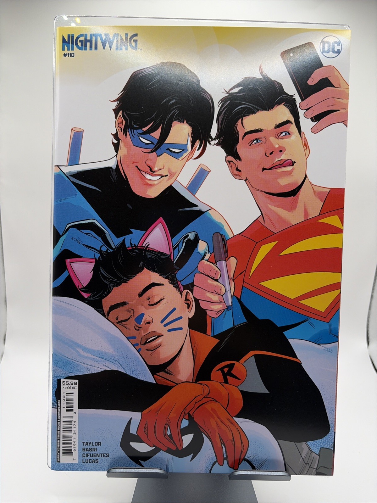 Nightwing #110 Tim Moore Variant Cover Superman Damian Waynes DC Comics 2024 NM