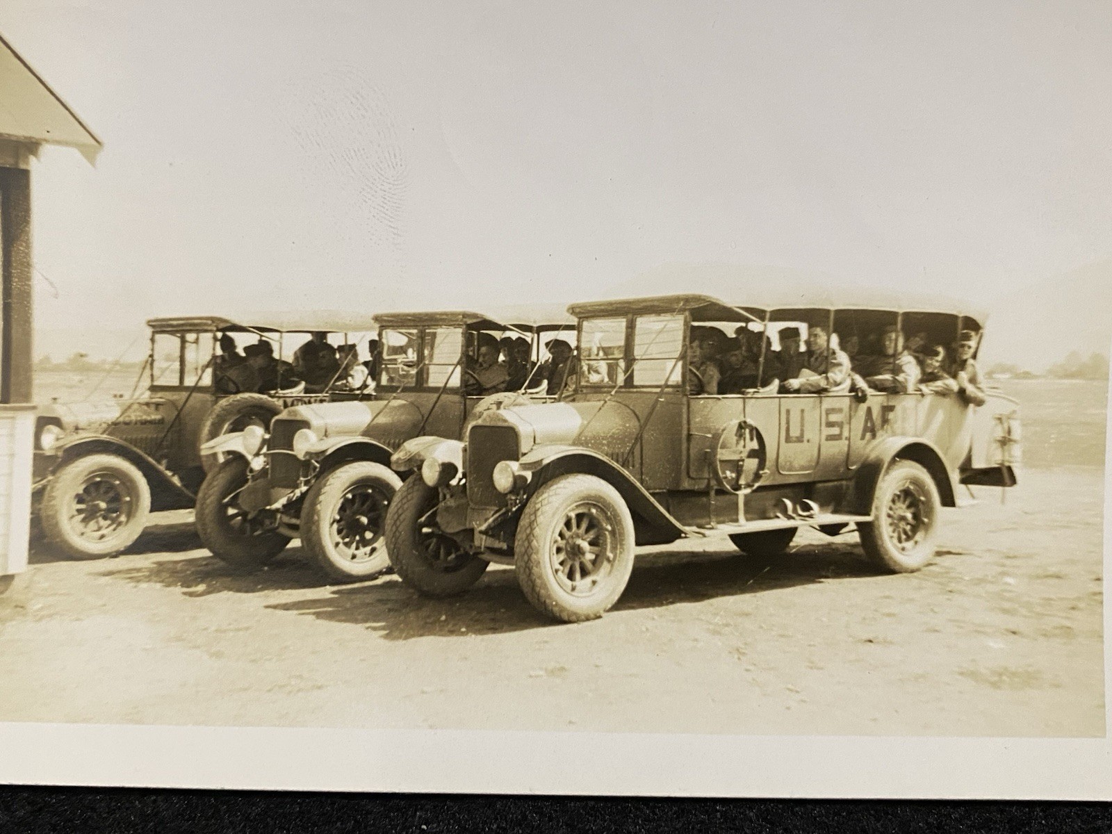Missoula Montana MT US Air Force Automobile Car 1920s Antique Snapshot Photo Missoula Montana MT US Air Force Automobile Car 1920s Antique Snapshot Photo
