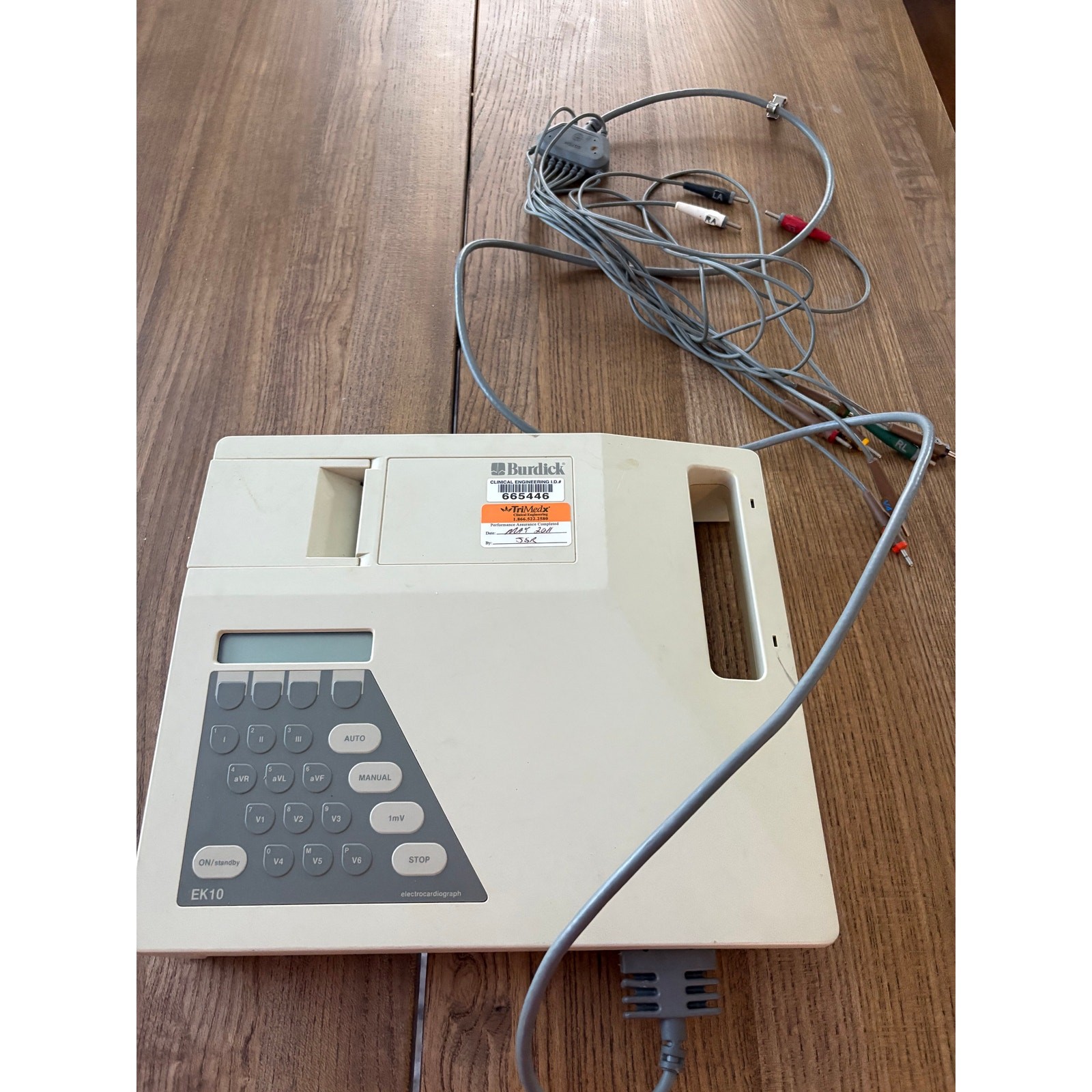 Vintage Burdick EK-10 ECG EKG Machine Collectible Display Only