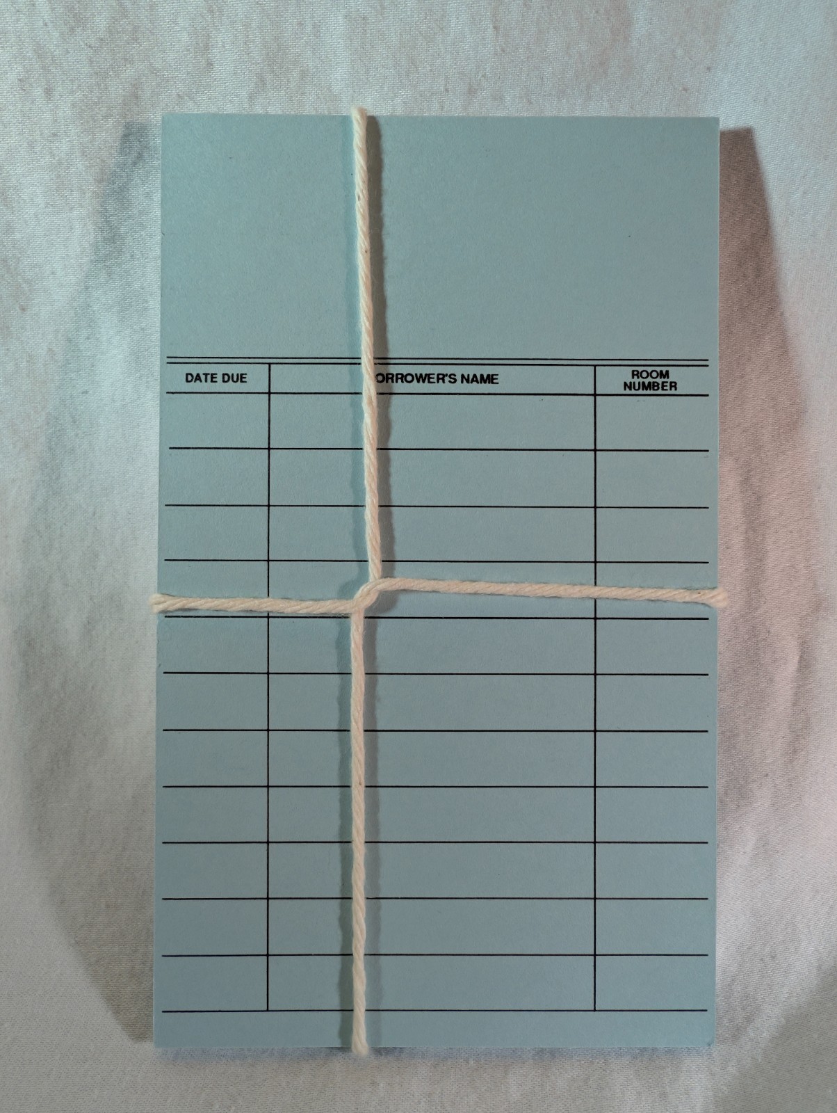 Vintage Library Checkout Cards Blue Due Date Cards Lot of 25 Unused Vintage Library Checkout Cards Blue Due Date Cards Lot of 25 Unused