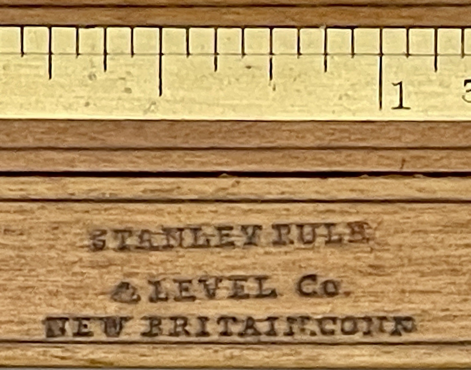 Fine Early Antique Stanley Rule & Level № 36 6” Caliper Rule.