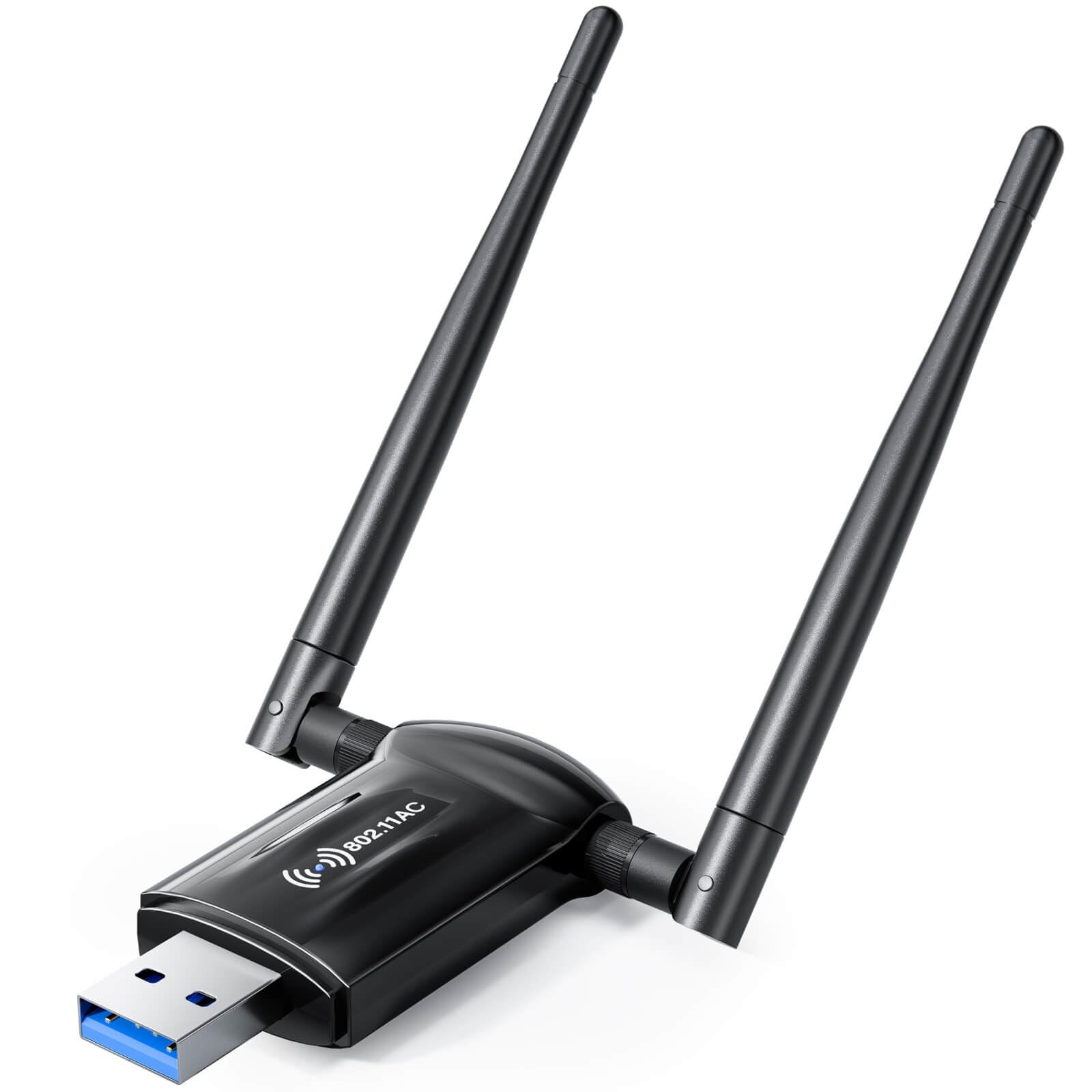 USB WiFi Adapter for Desktop PC - 1300Mbps Wi-Fi 5G 2.4G USB 3.0 Wireless Adapt USB WiFi Adapter for Desktop PC - 1300Mbps Wi-Fi 5G 2.4G USB 3.0 Wireless Adapt
