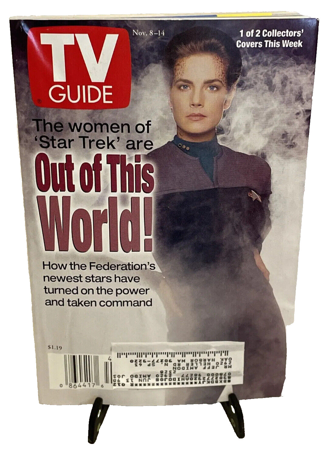 TV Guide Women of Star Trek November 8-14 1997 Terry Farrell Cover TV Guide Women of Star Trek November 8-14 1997 Terry Farrell Cover