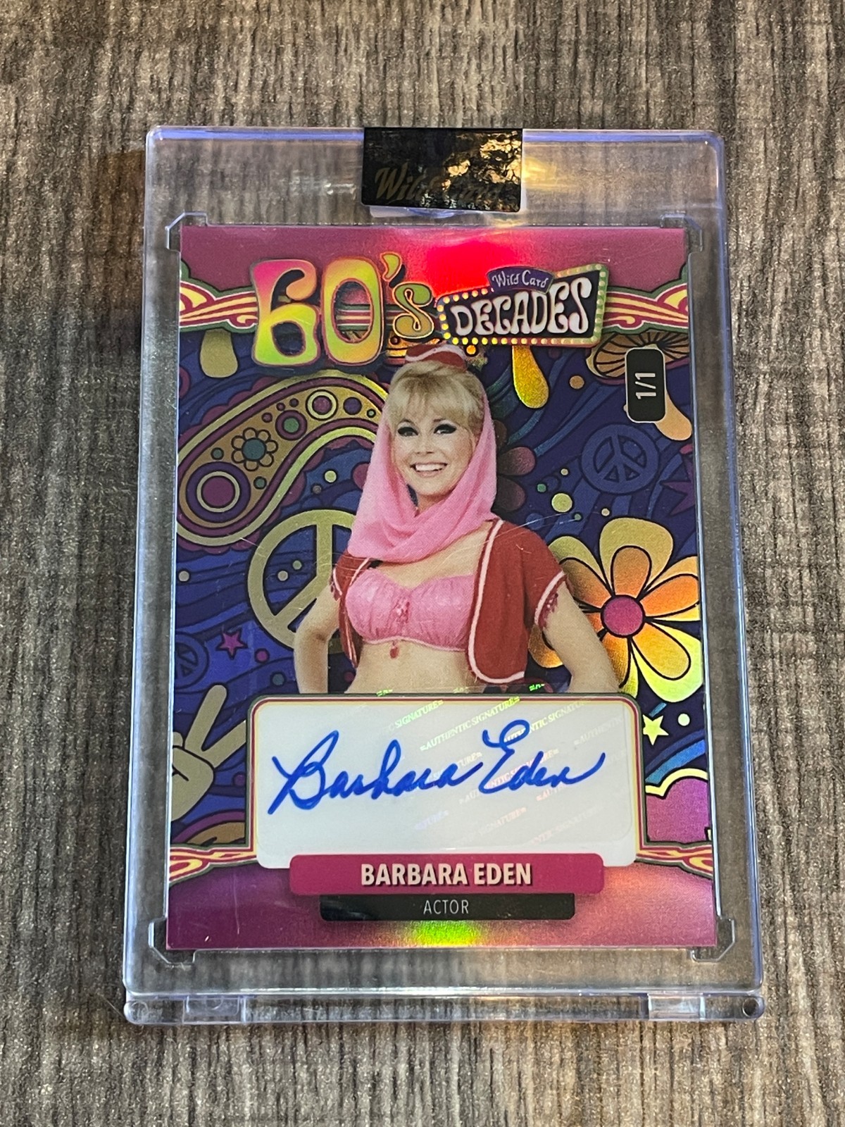 2026 Wild Card Decades BARBARA EDEN 60\'s Auto 1/1 I Dream of Jeannie
