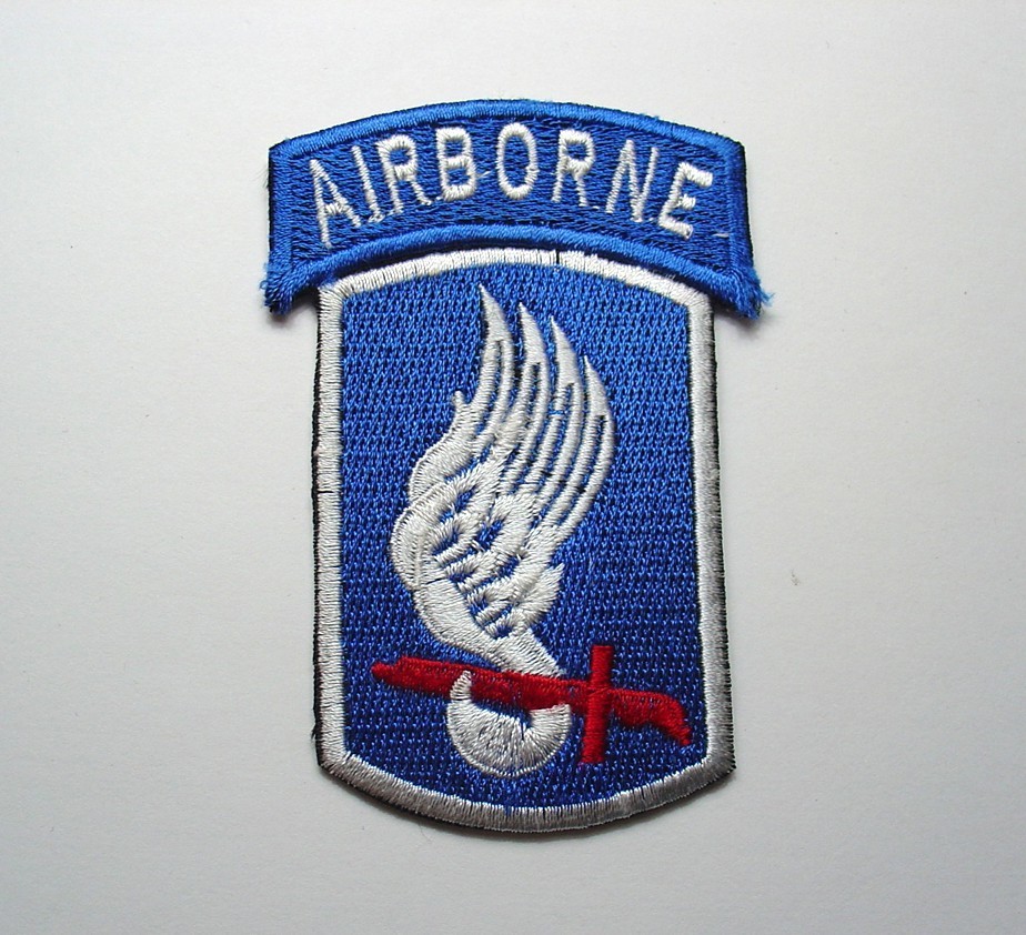 Original US ARMY 173rd Airborne Brigade Afghan made Patch NO  Vcro