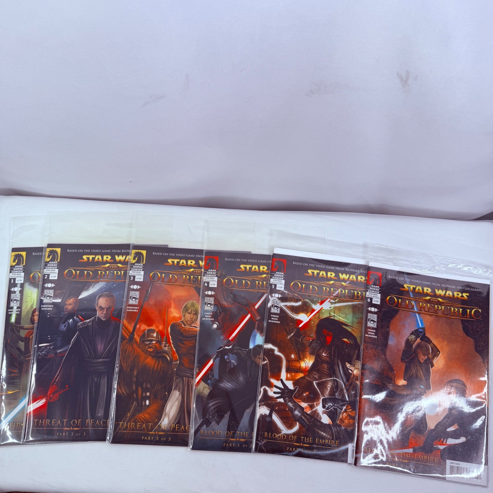 Star Wars The Old Republic Dark Horse 1-6 Lot 1st Darth Thanaton Baras Marr