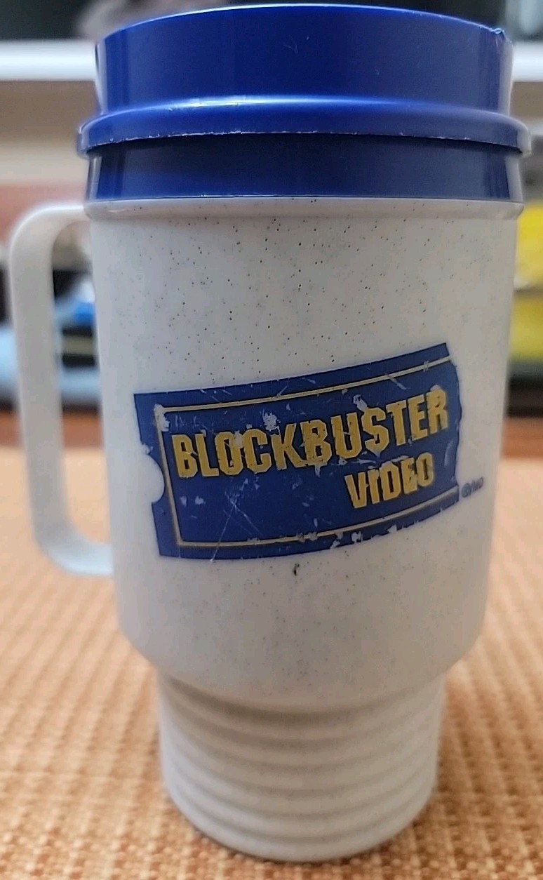 Vintage Blockbuster Video Cup/Travel Mug 90s Mission Impossible Vintage Blockbuster Video Cup/Travel Mug 90s Mission Impossible