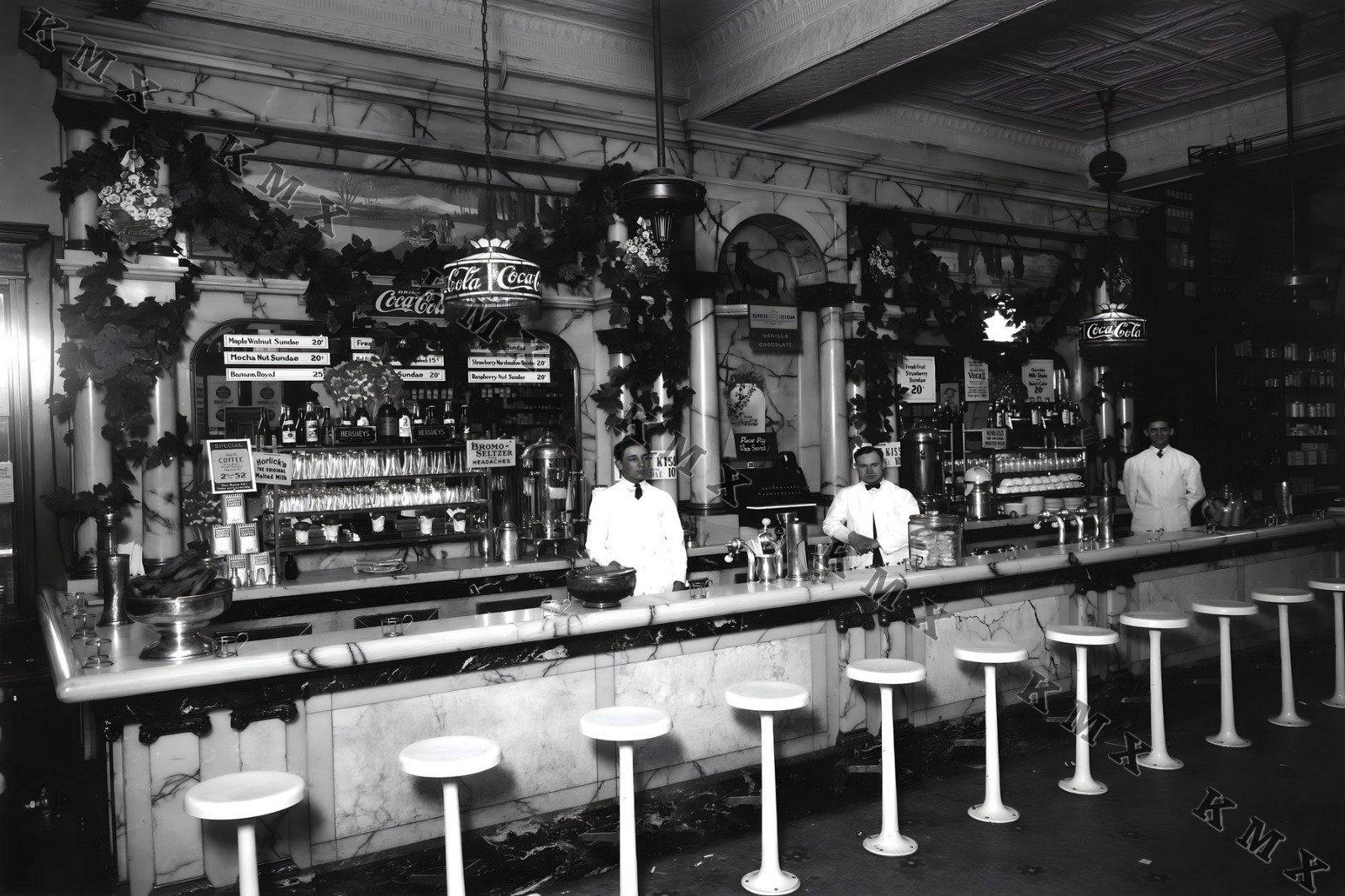 1920\'s Soda Shop 4x6 photo