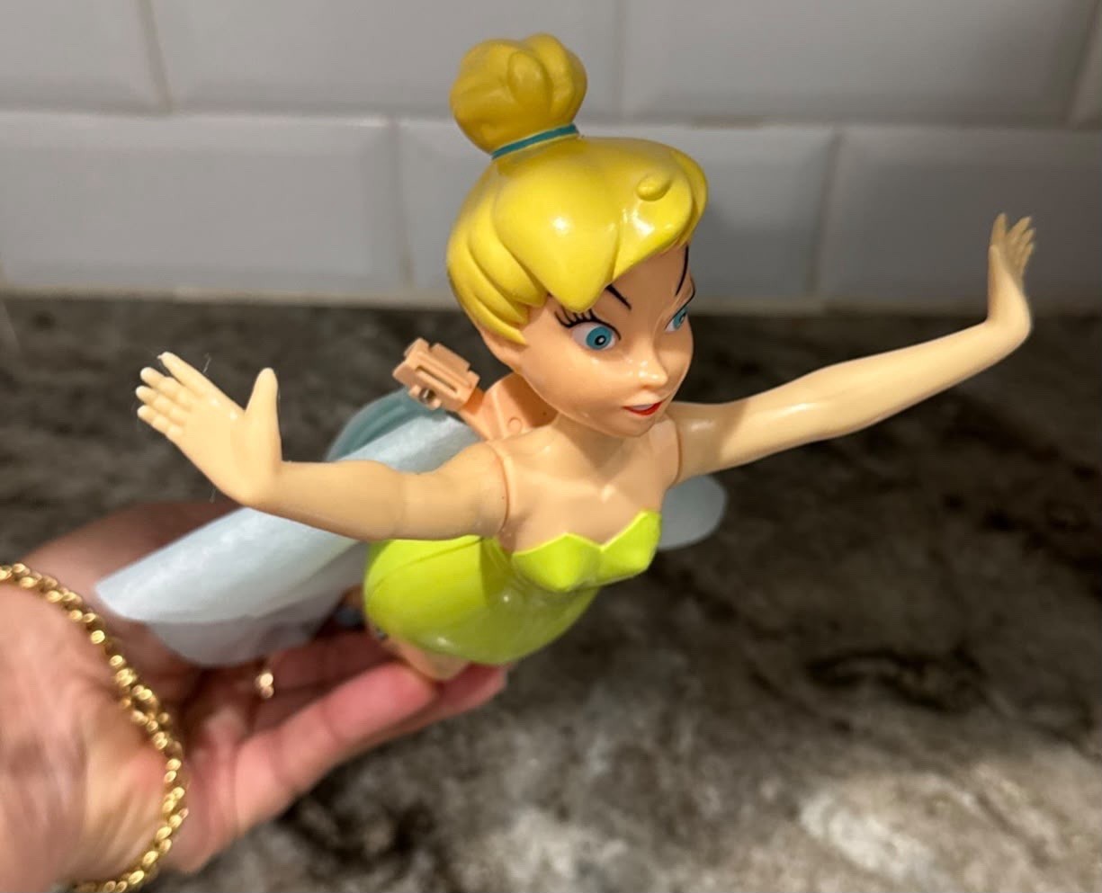 Disney Flying Tinkerbell Vintage No Box , Not tested