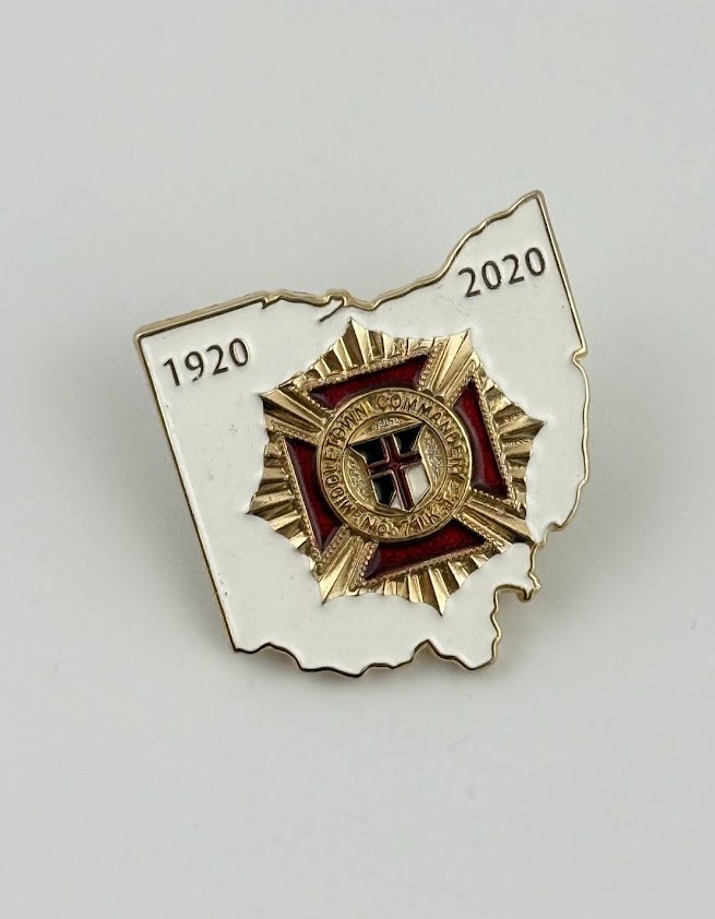 Middletown Ohio Commandery Masonic Vtg Pin Knights Templar Lodge 71