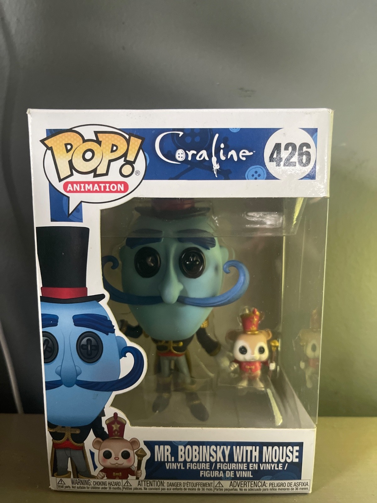 Funko Pop Vinyl: Coraline - Mr. Bobinsky with Mouse #426